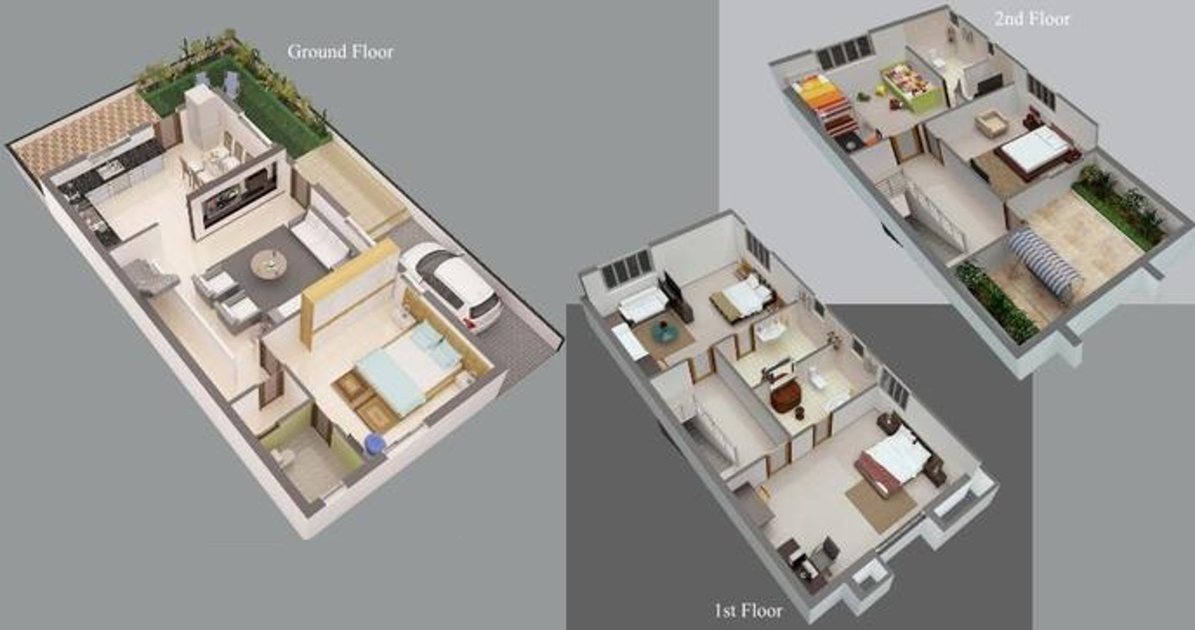 3DFloorPlan of Sangath ClassicQ
