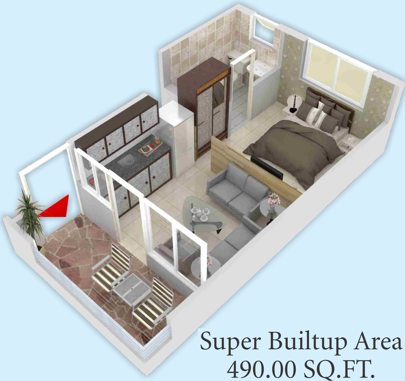 3DFloorPlan of Shikhar Shikhar Suites