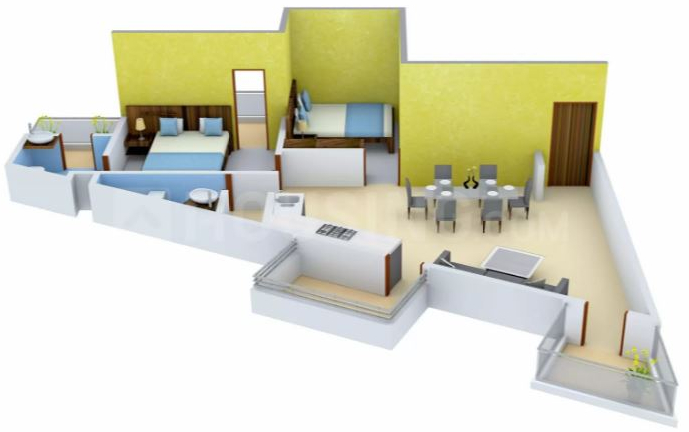 3DFloorPlan of SRC Sky Asta