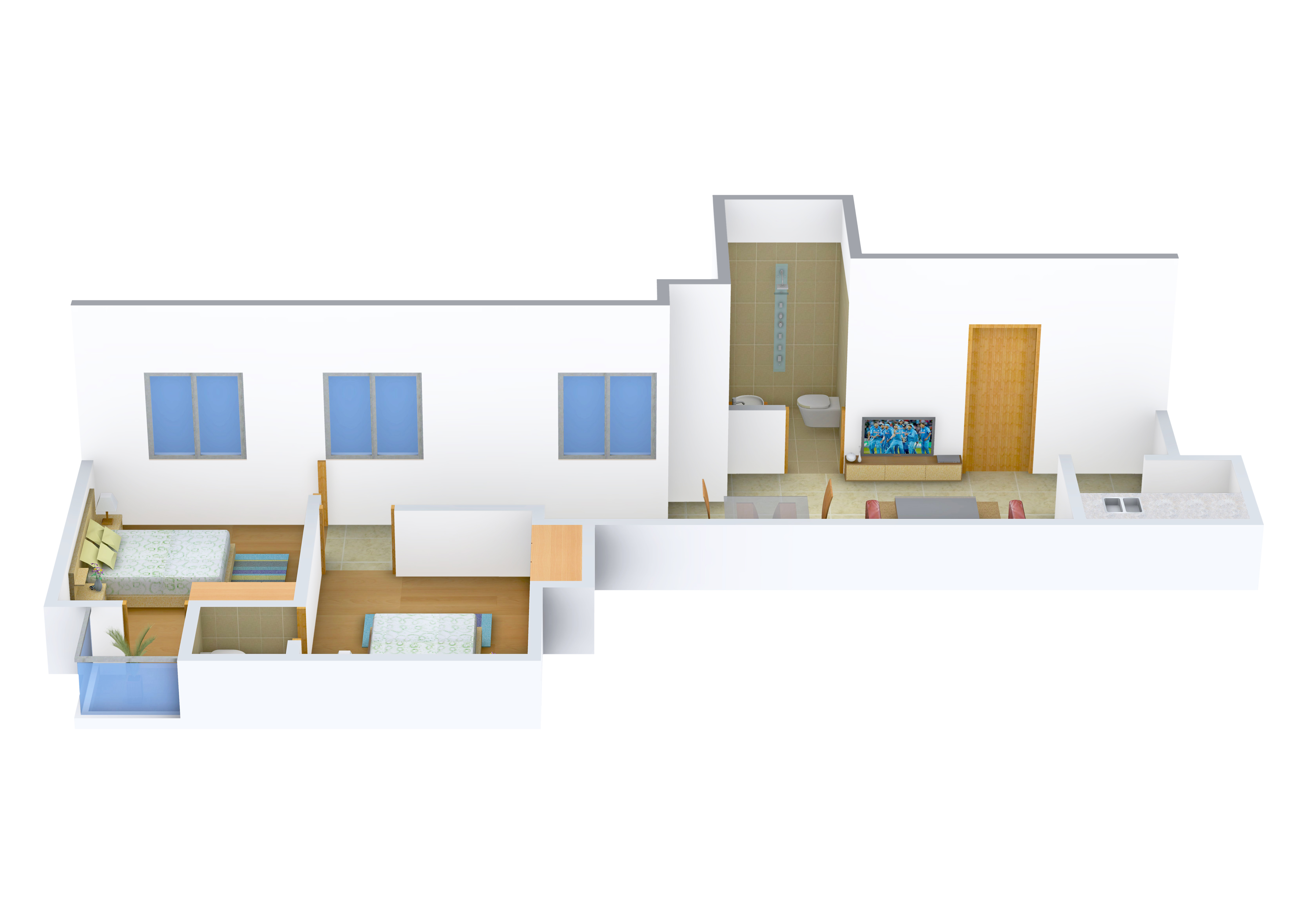3DFloorPlan of Lucky Juniper