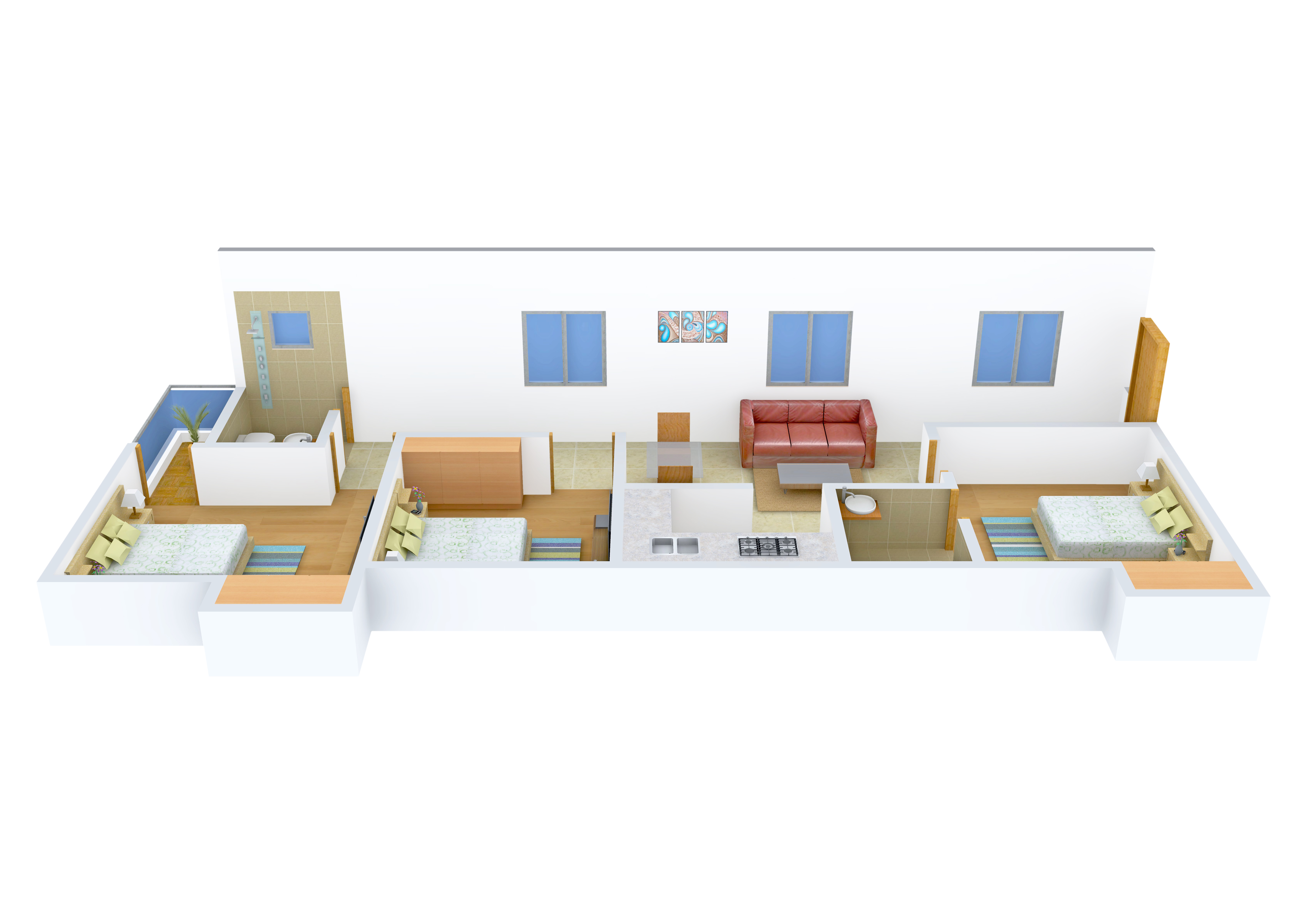 3DFloorPlan of Lucky Juniper