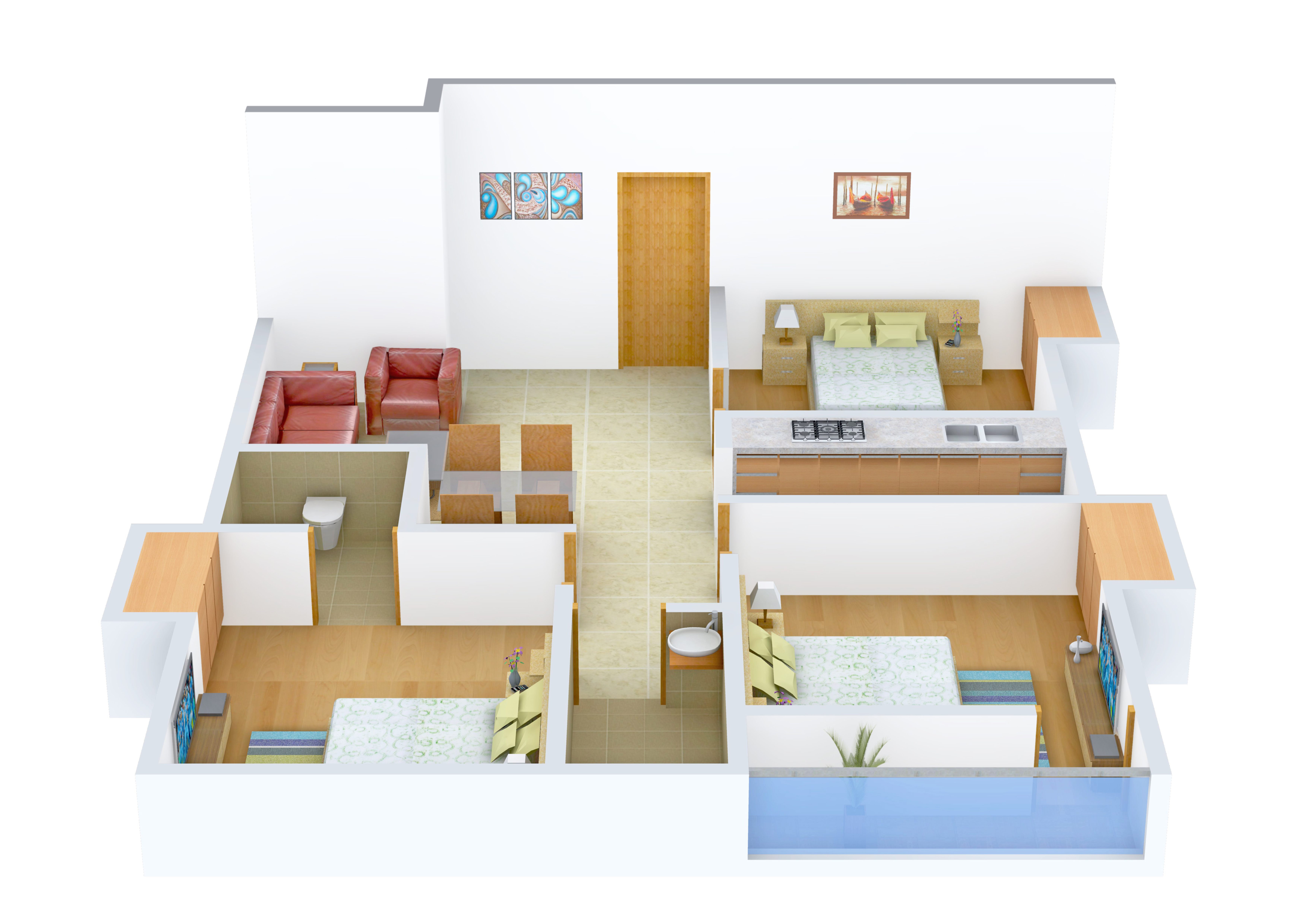 3DFloorPlan of Lucky Juniper