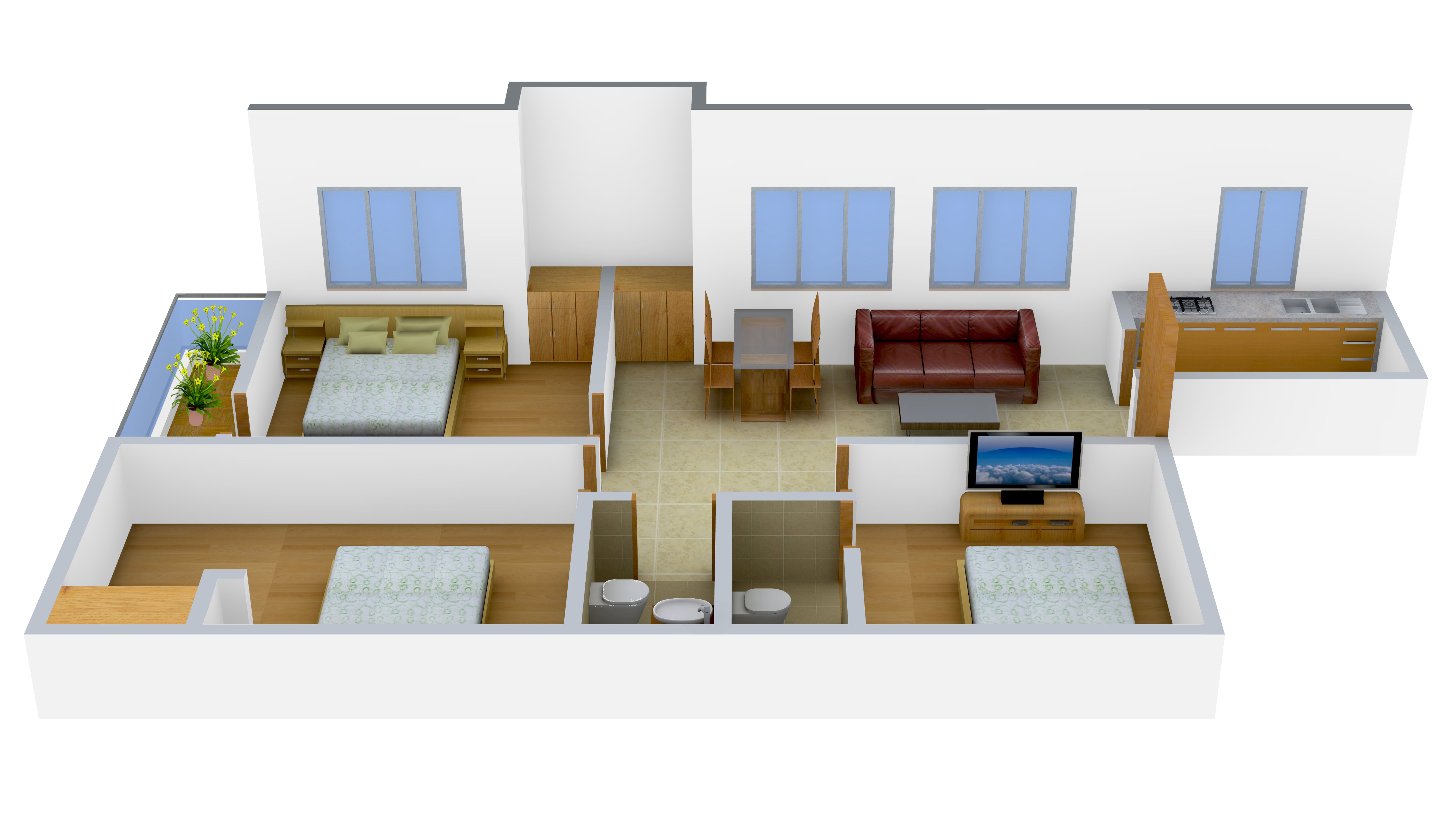 3DFloorPlan of Paul Royal Tower