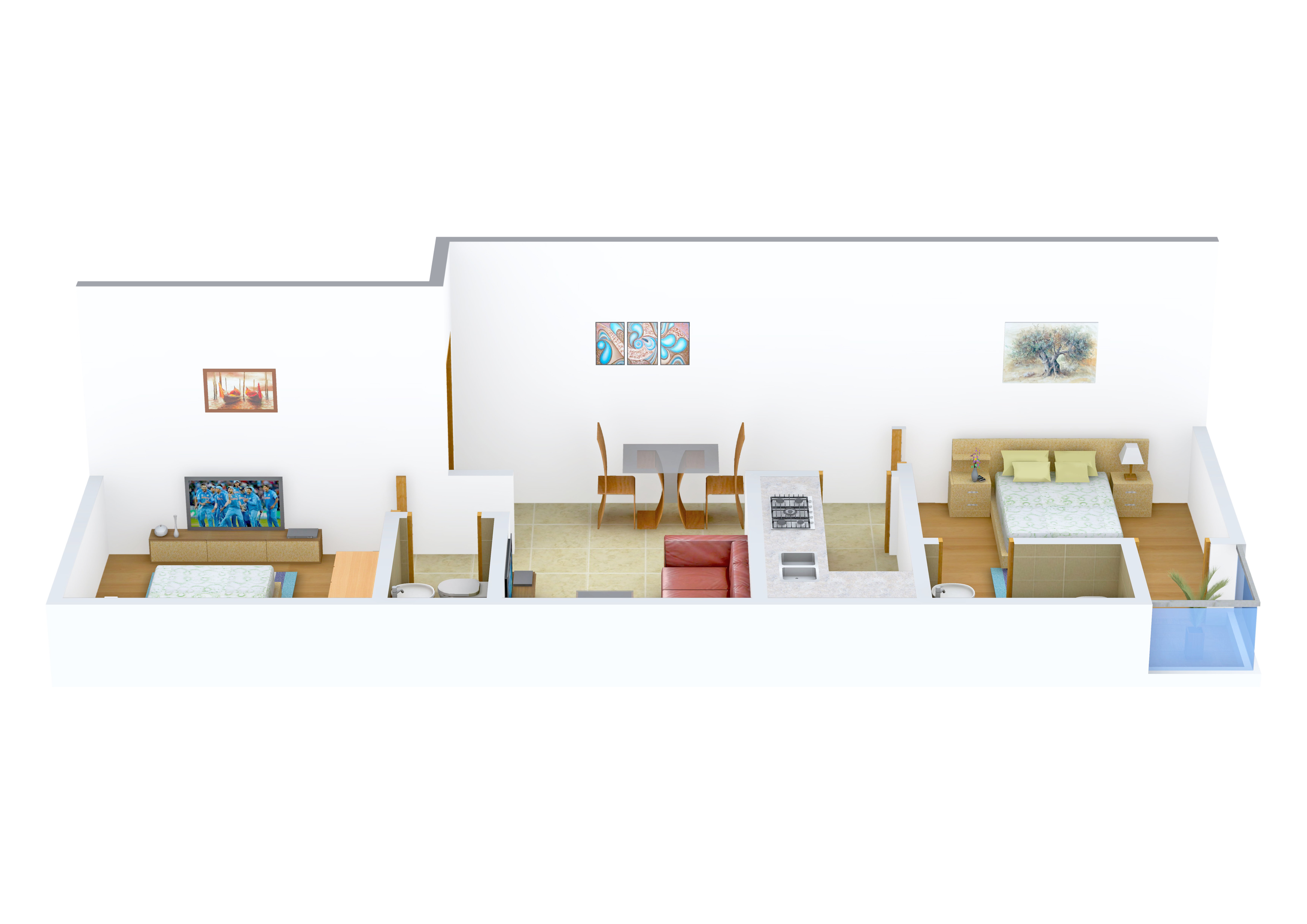3DFloorPlan of Cosmic Opulence