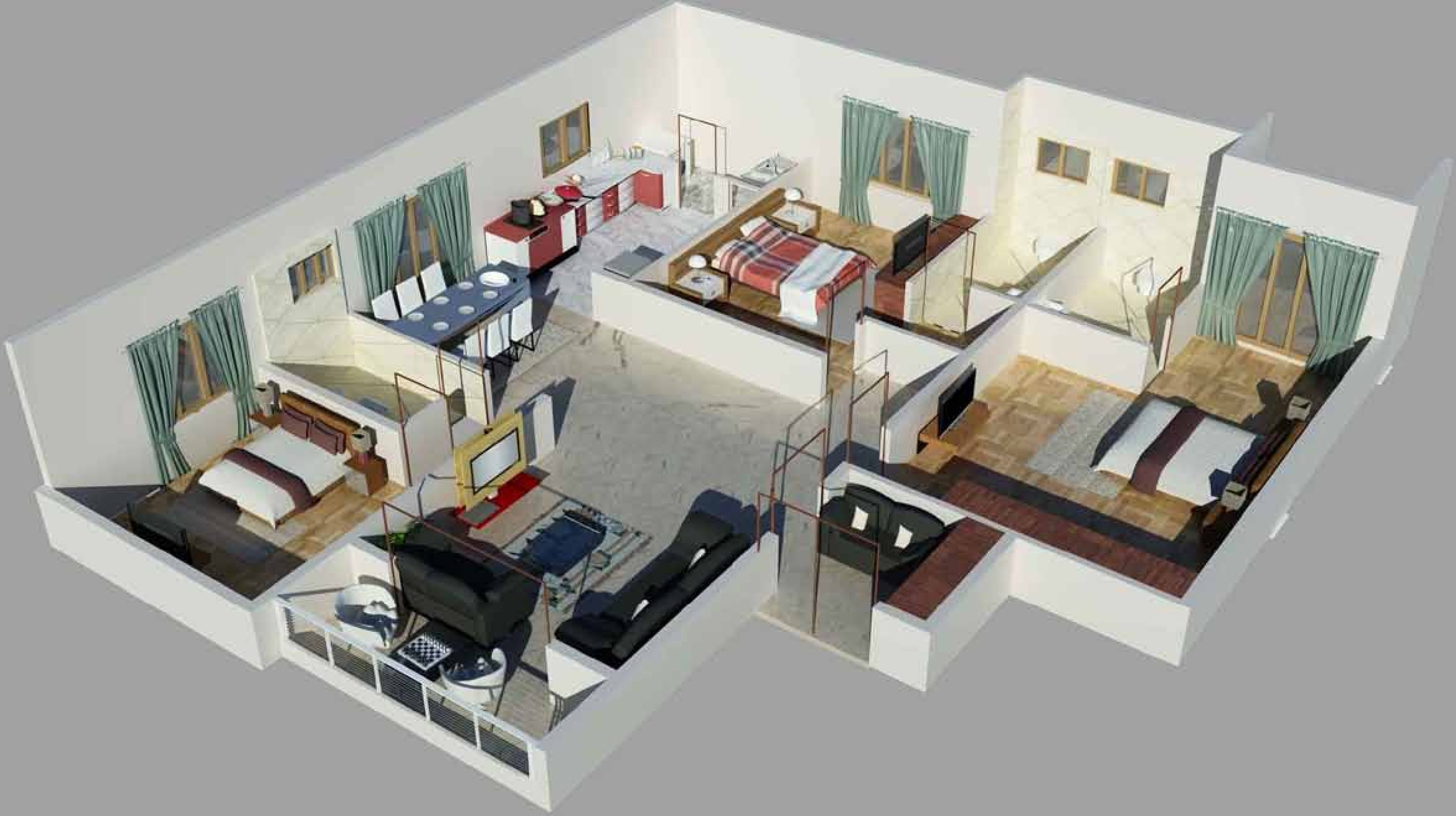 3DFloorPlan of Cinoti Allure