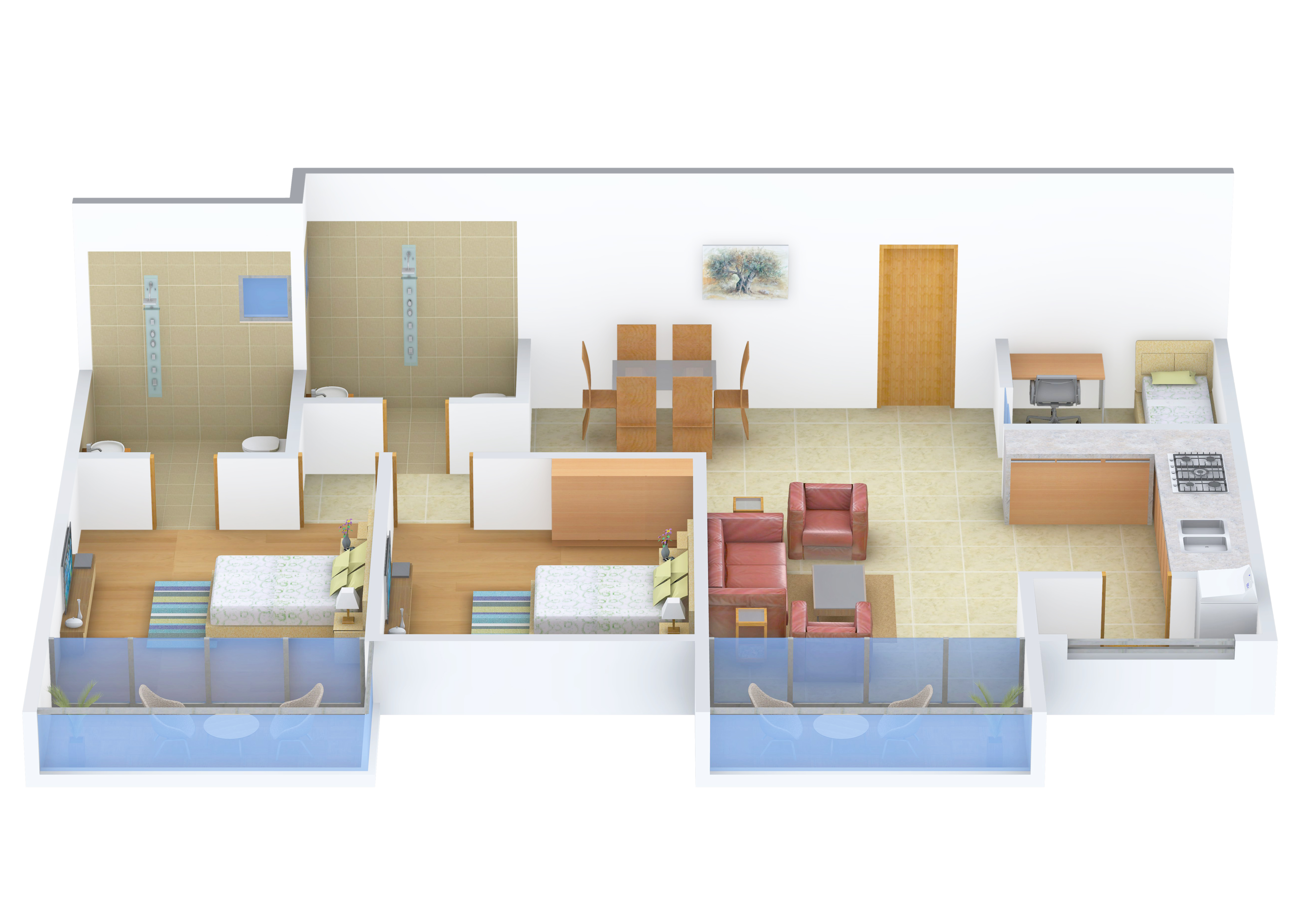 3DFloorPlan of Arge Helios