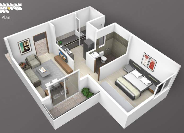 3DFloorPlan of Subha Essence