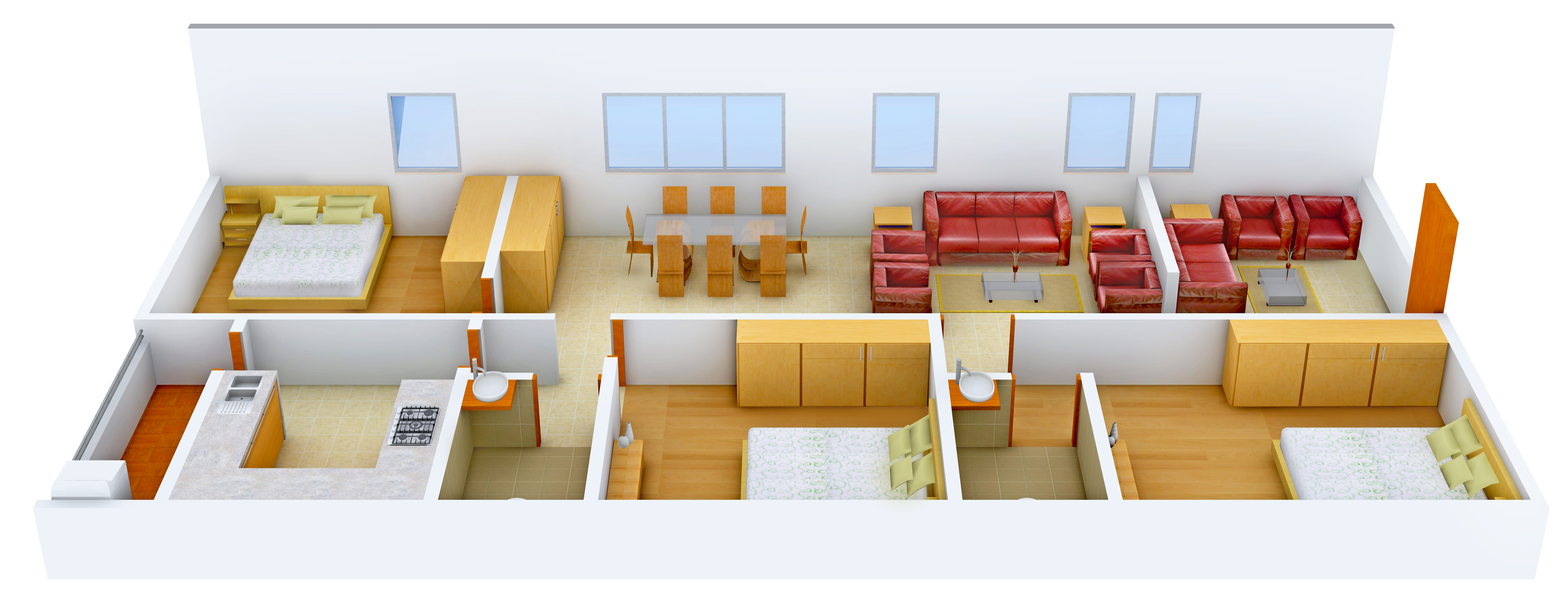 3DFloorPlan of Ushakanth Stonehenge