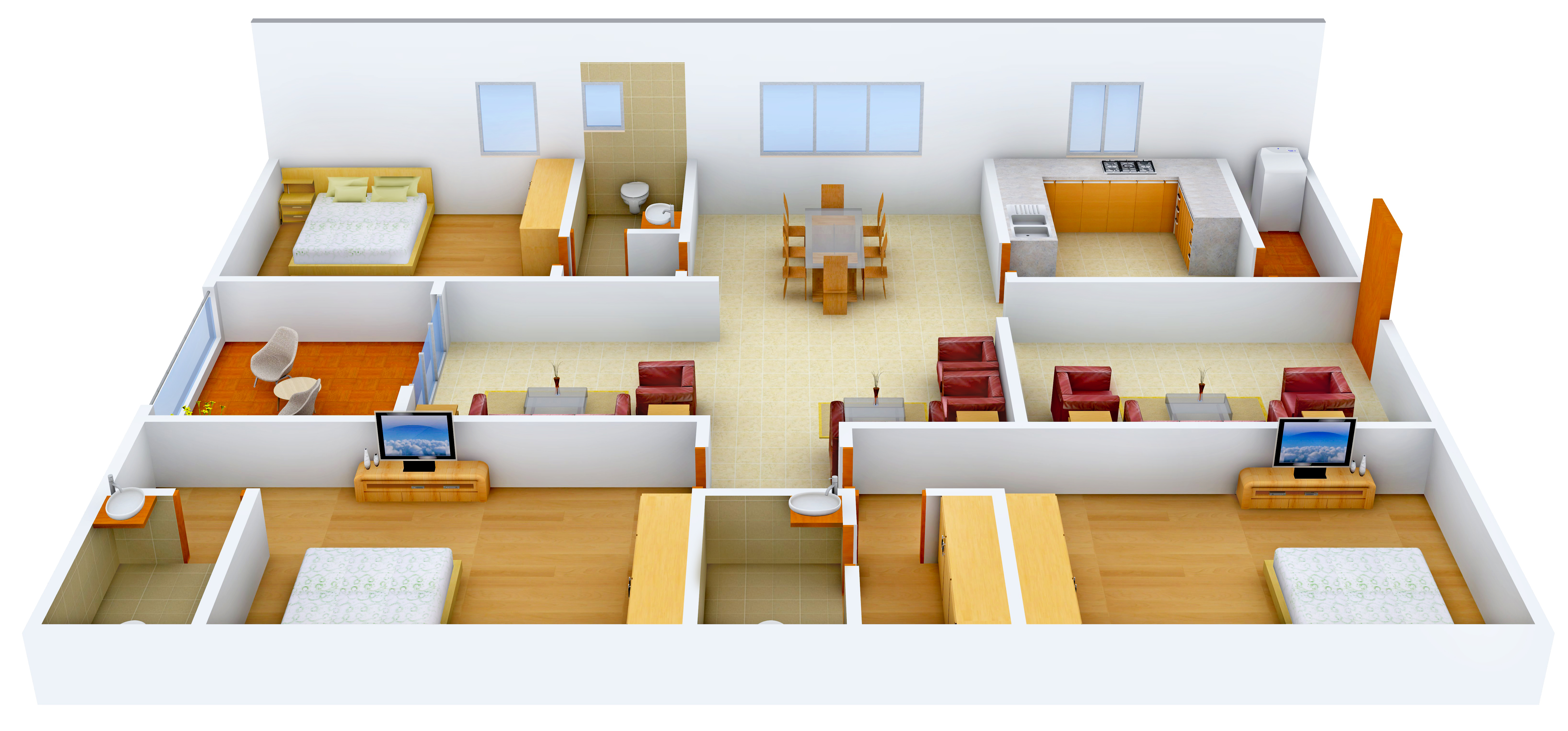 3DFloorPlan of Ushakanth Stonehenge