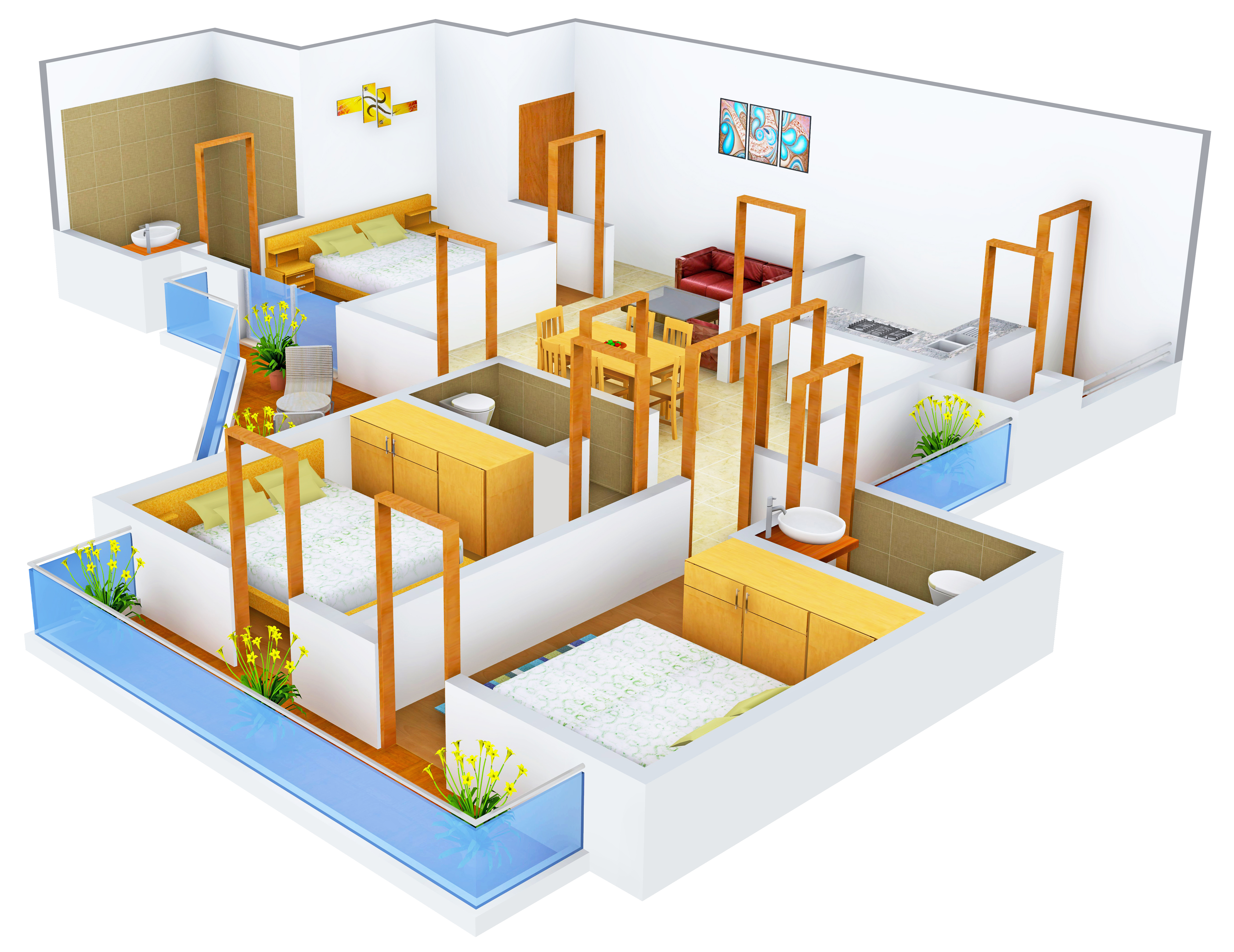 3DFloorPlan of Asset HK Hallmark