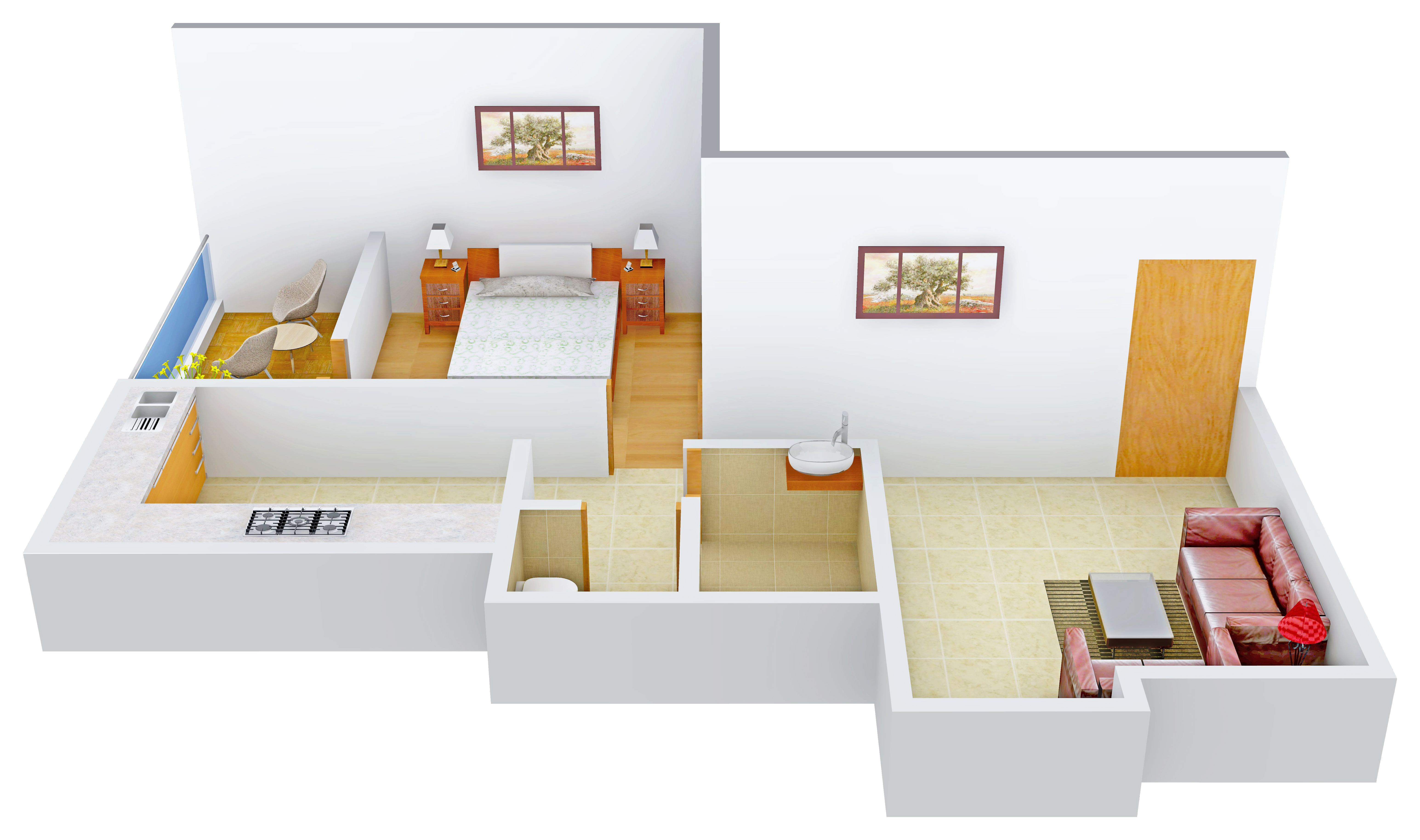 3DFloorPlan of Athashree Samarth