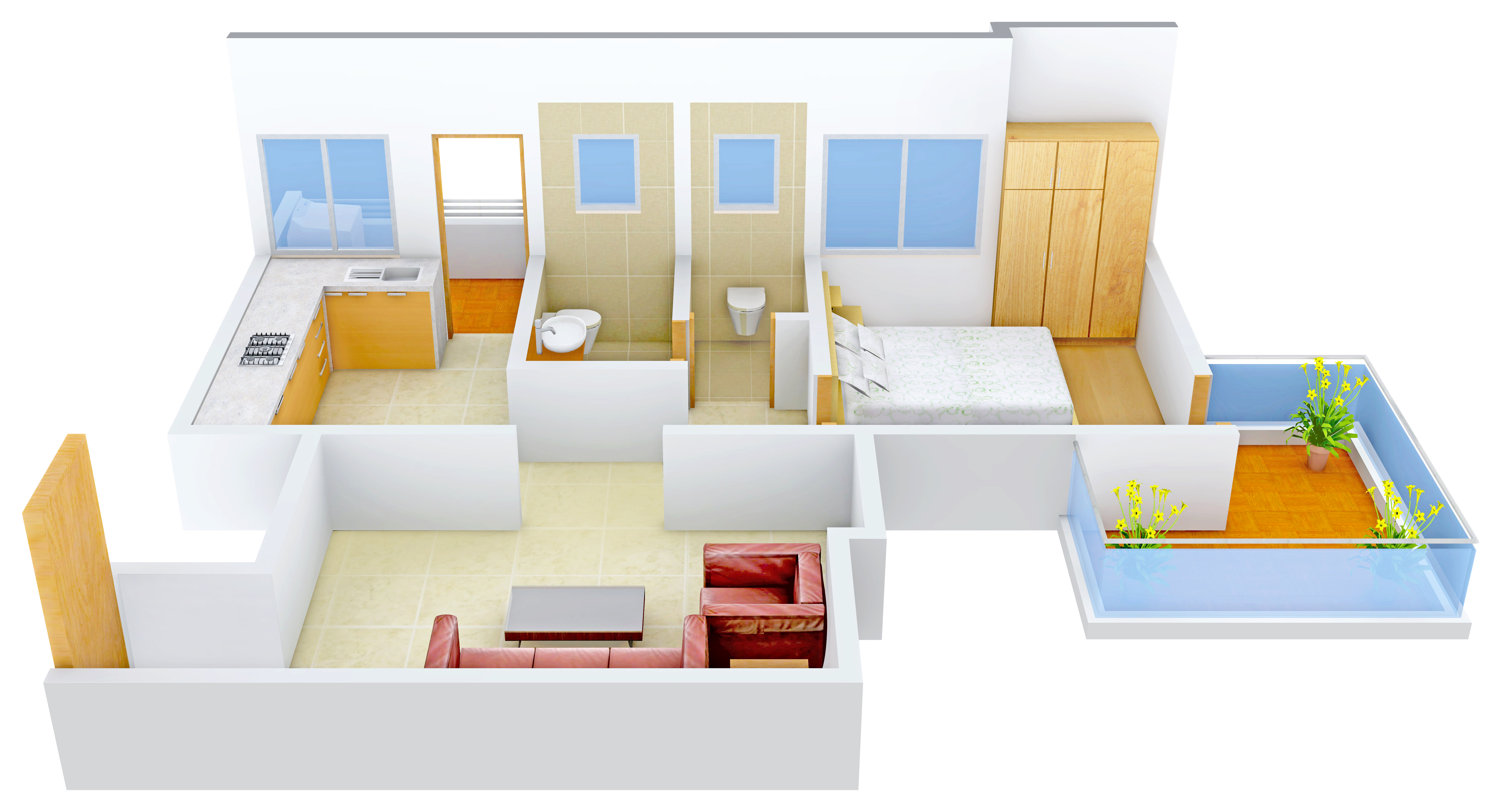 3DFloorPlan of Athashree Samarth