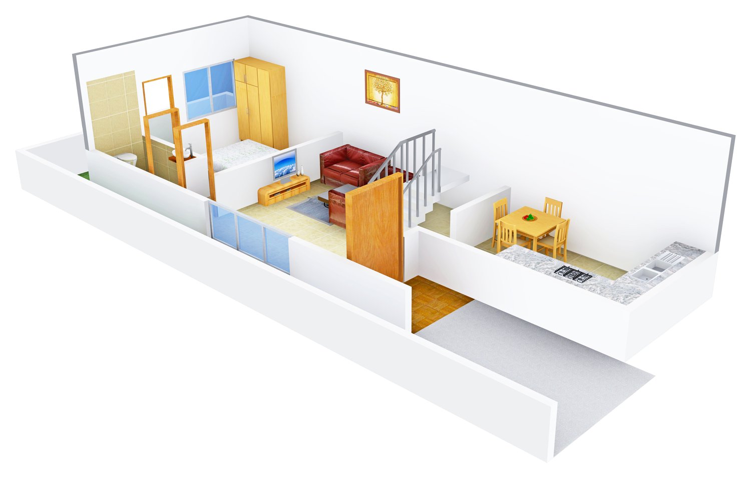 3DFloorPlan of Indira Bliss