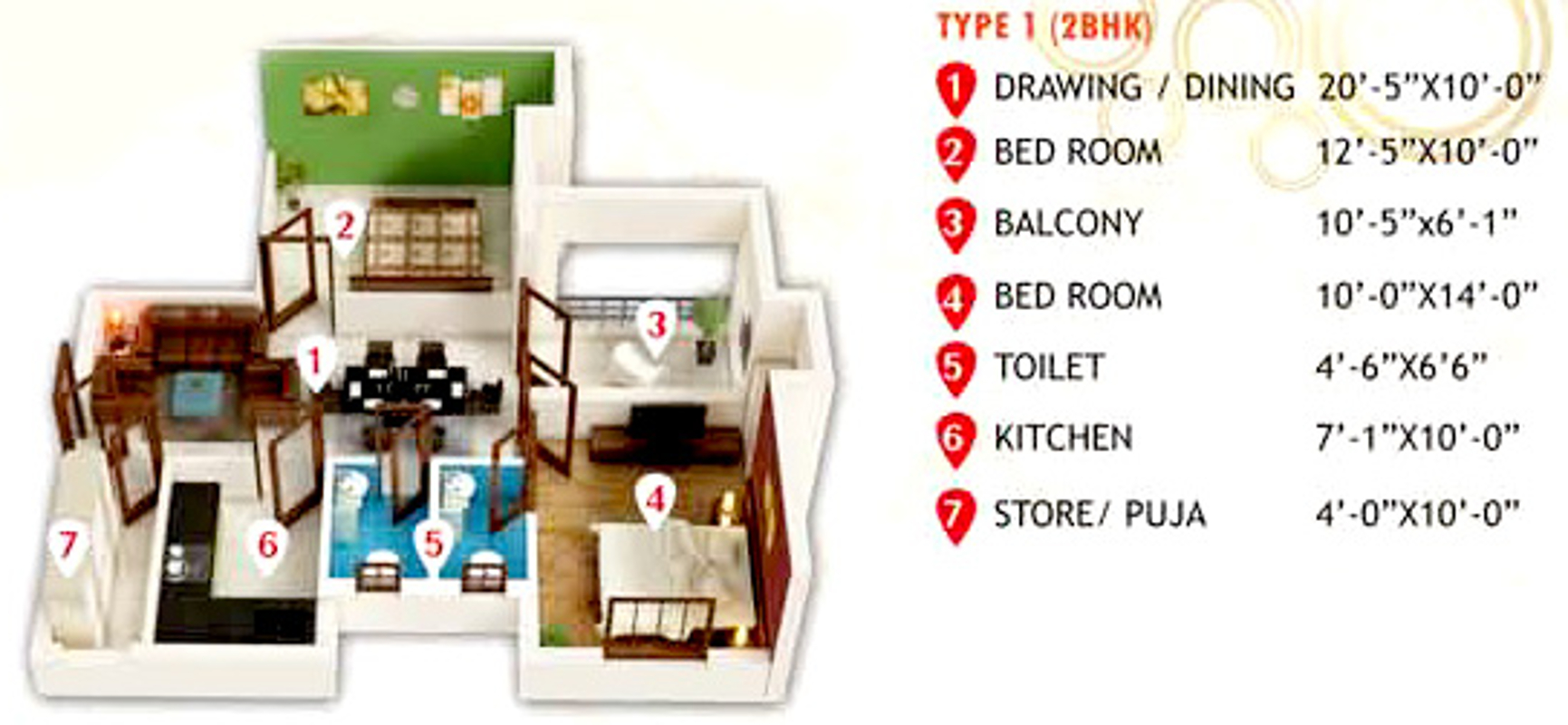 3DFloorPlan of Ethics Ambience