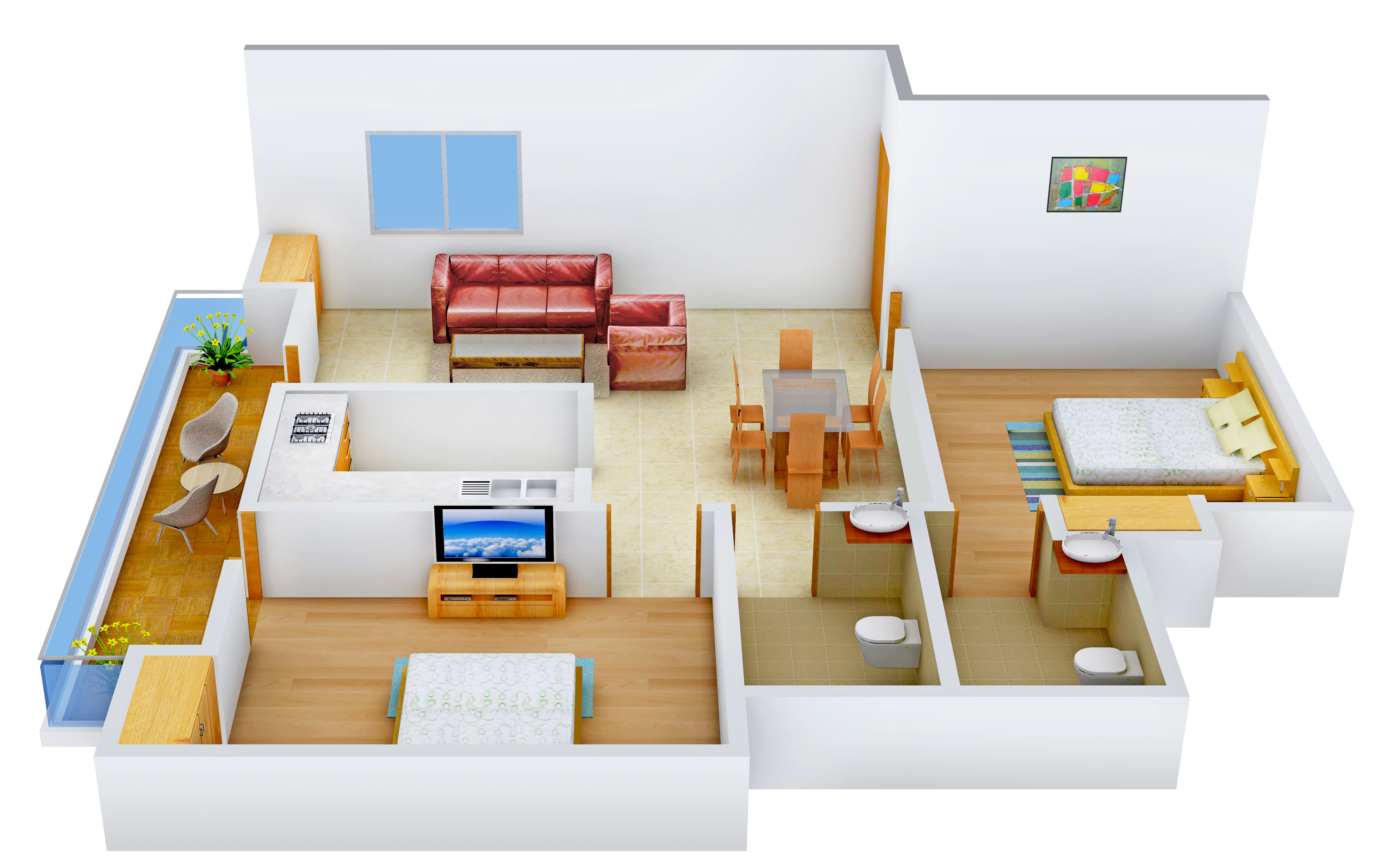 3DFloorPlan of CT Elite Towers