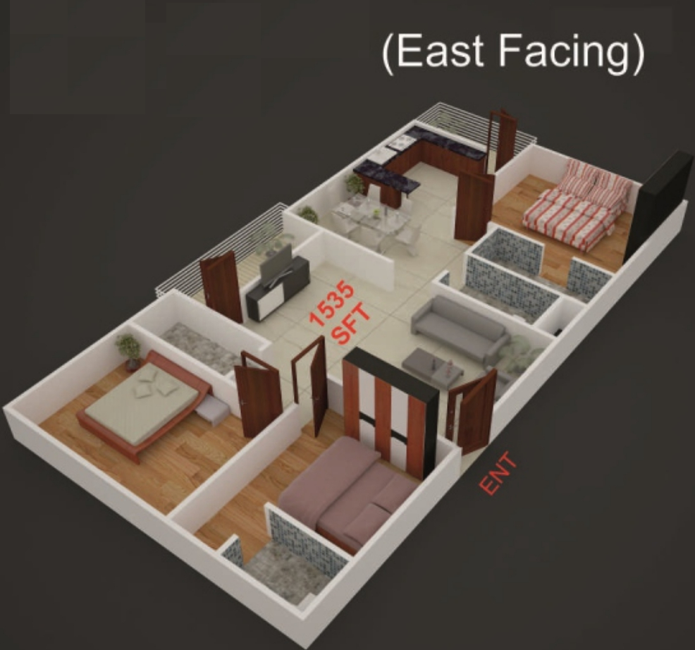 3DFloorPlan of HV RNR Heights