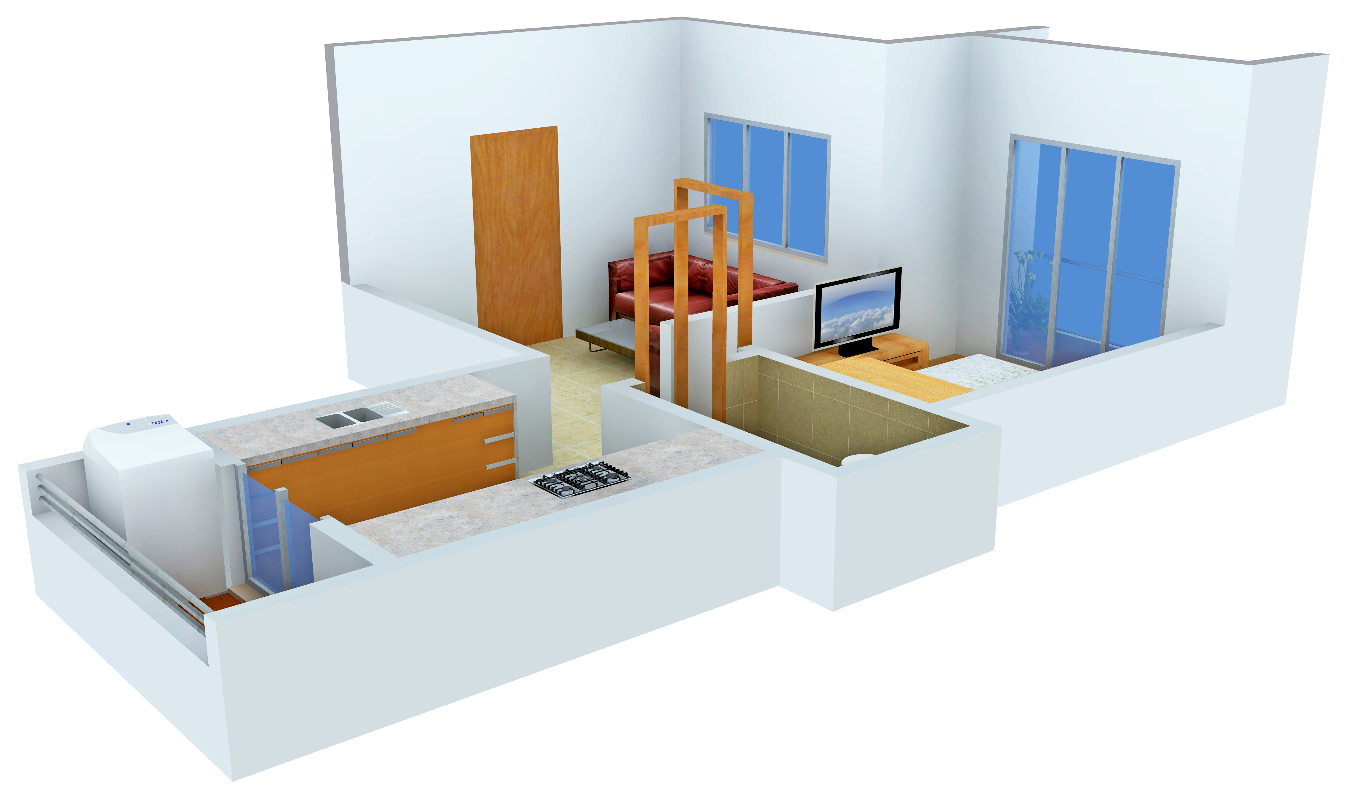 3DFloorPlan of Colours Avenue
