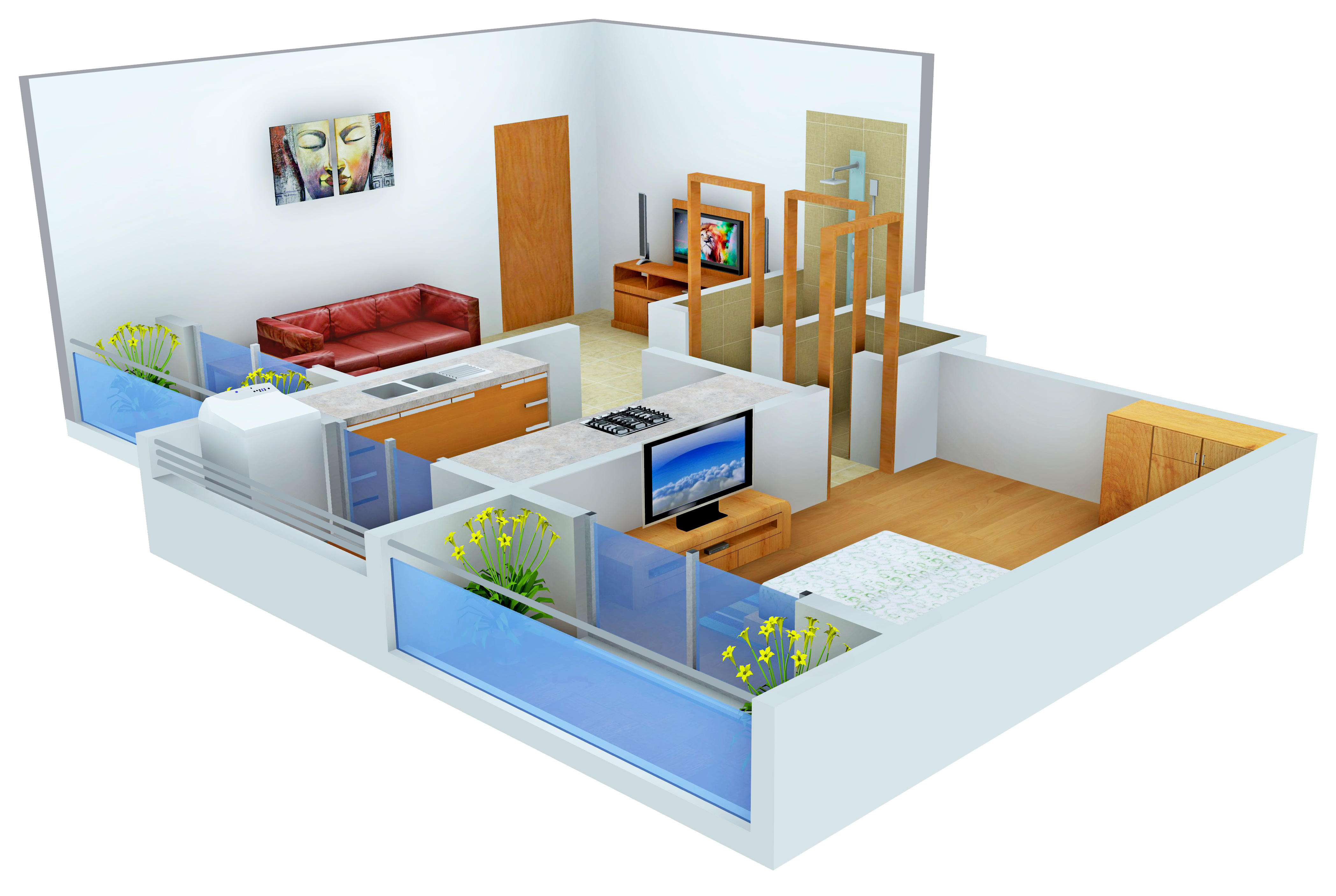 3DFloorPlan of Colours Avenue