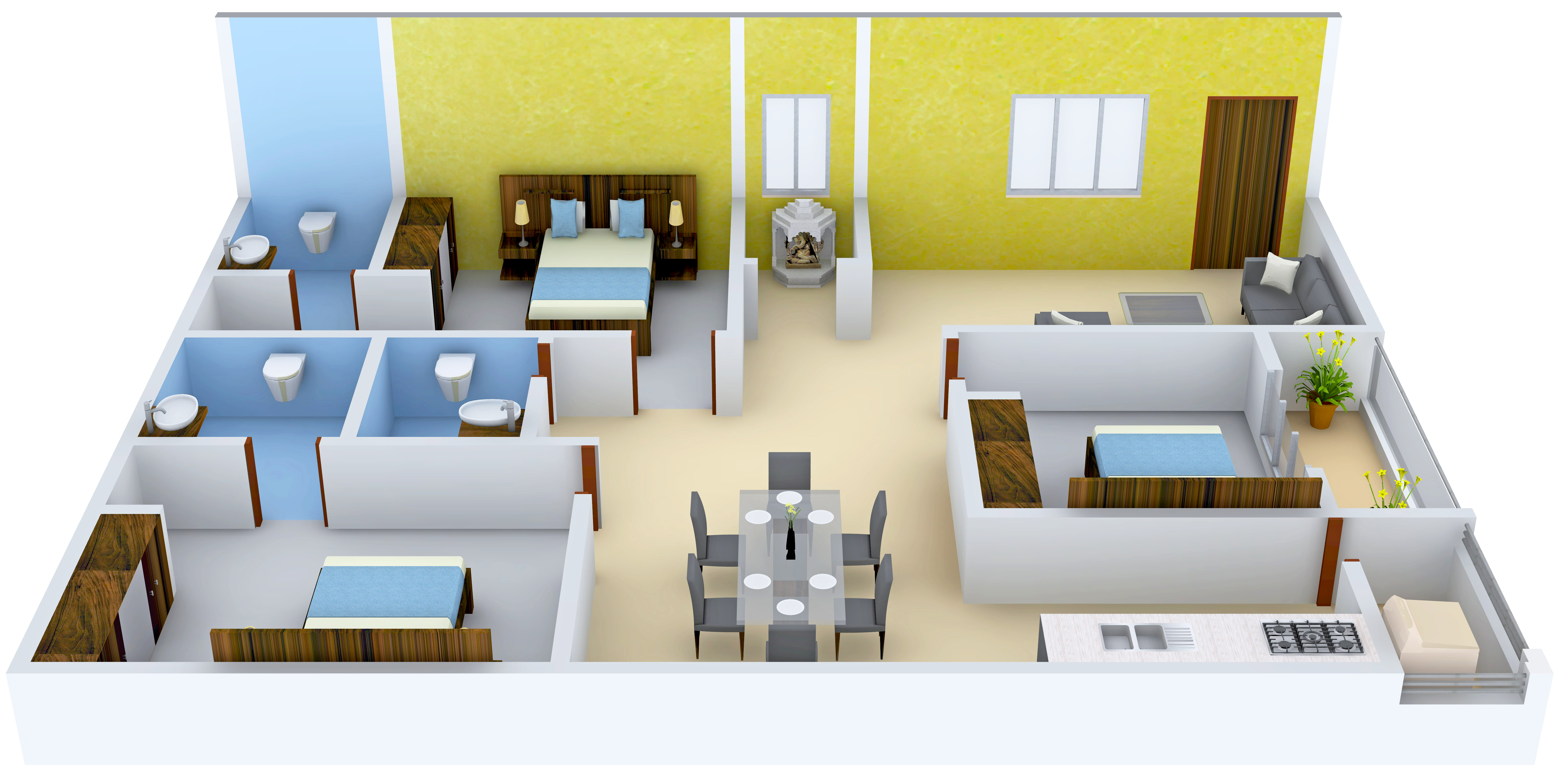 3DFloorPlan of CMG Marvel Heights