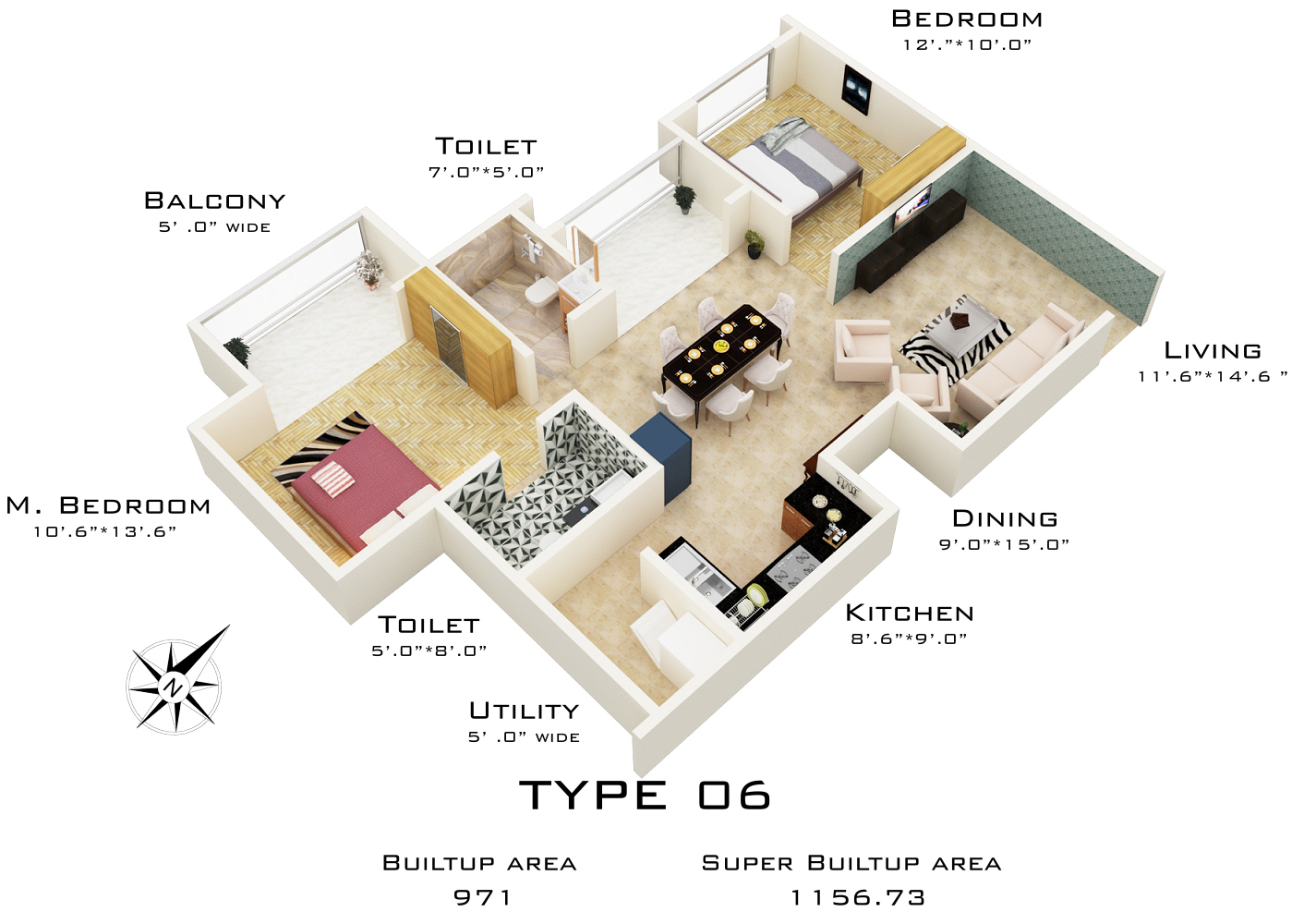 3DFloorPlan of DNA Opus