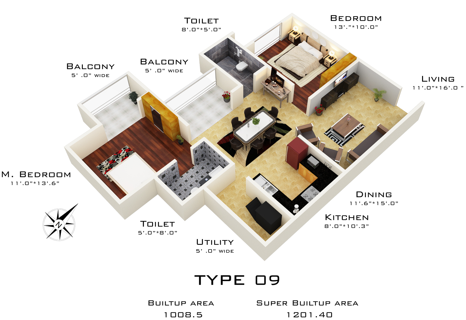 3DFloorPlan of DNA Opus