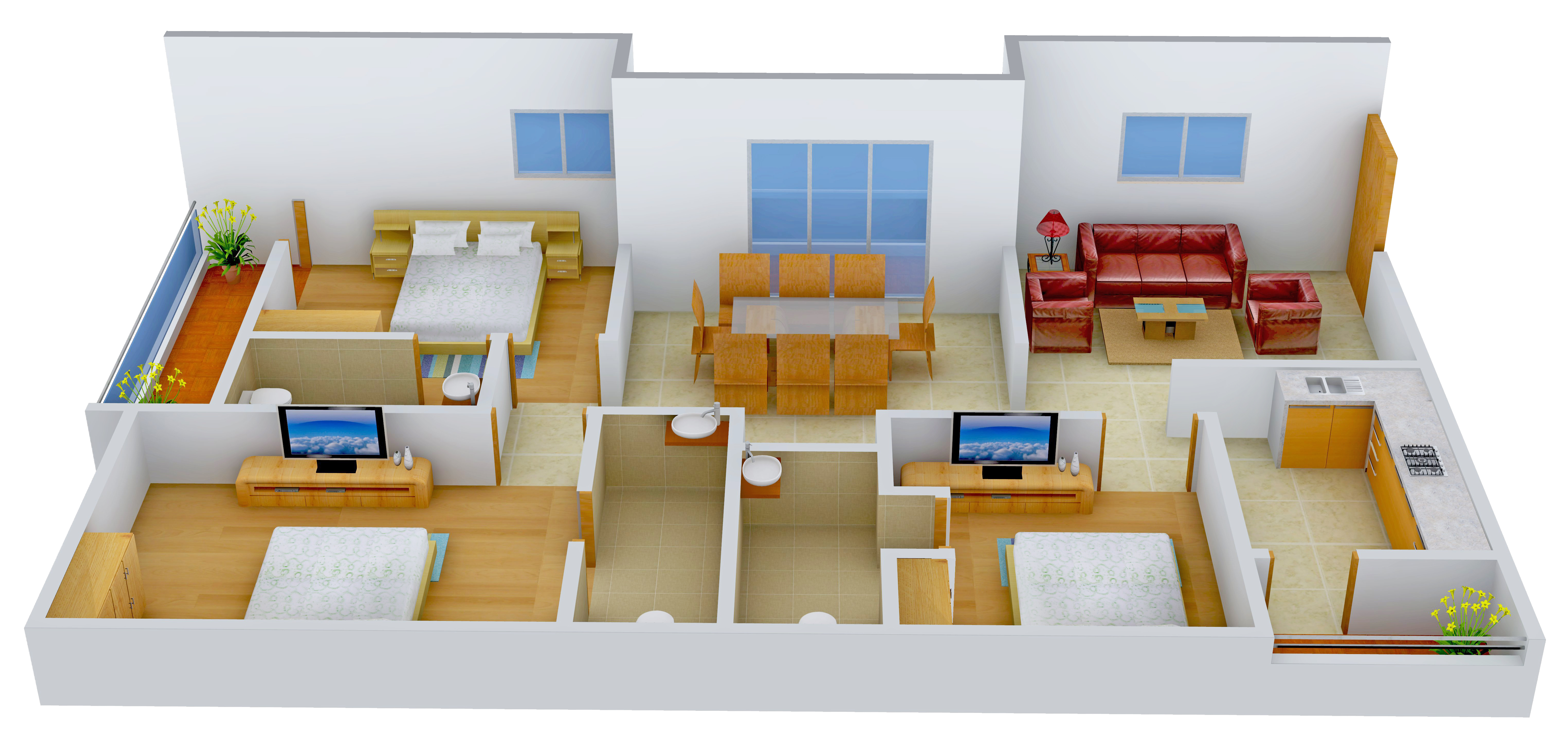 3DFloorPlan of Reliance Avans Arena