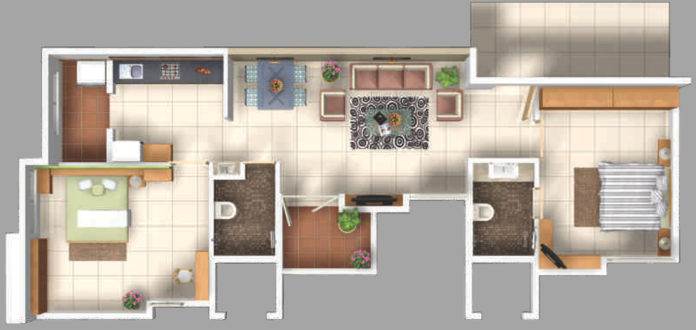 3DFloorPlan of Antarkar And Joshi AJ Atulya