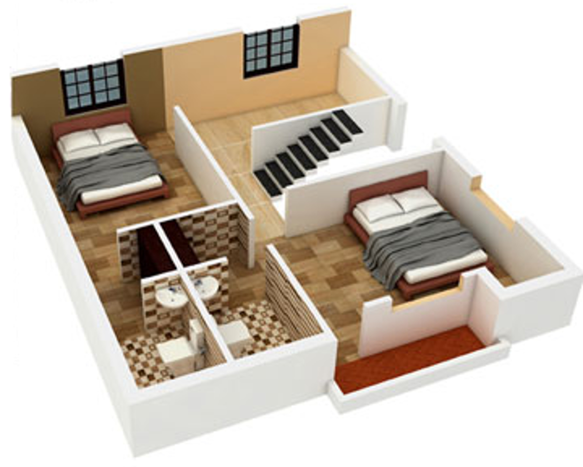 3DFloorPlan of Vijay Sai Lake View