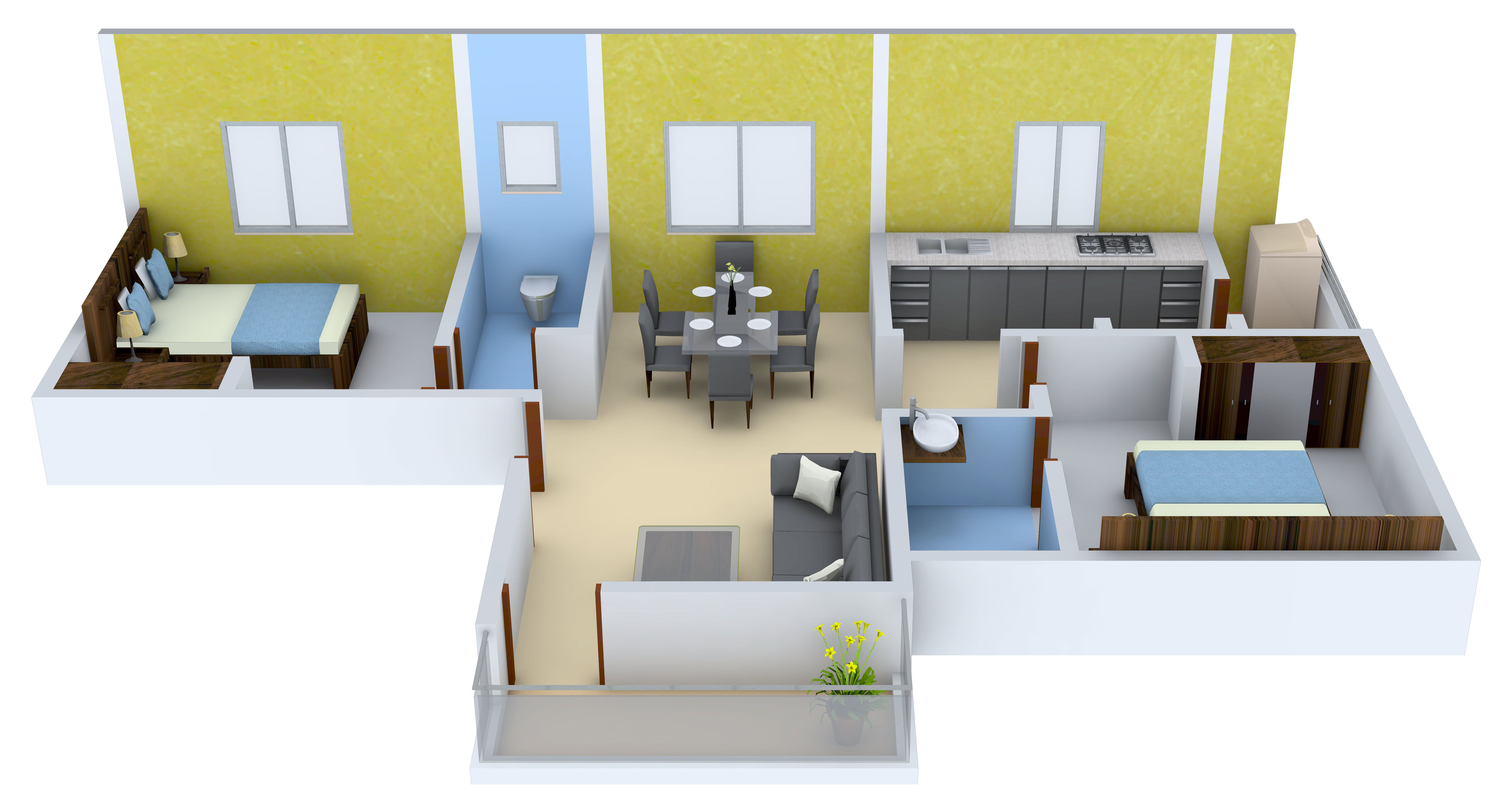 3DFloorPlan of Vinoth Vamsi