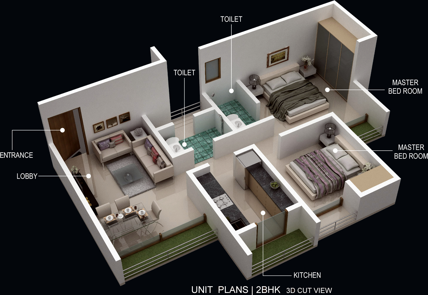 3DFloorPlan of Anantnath And Agasan