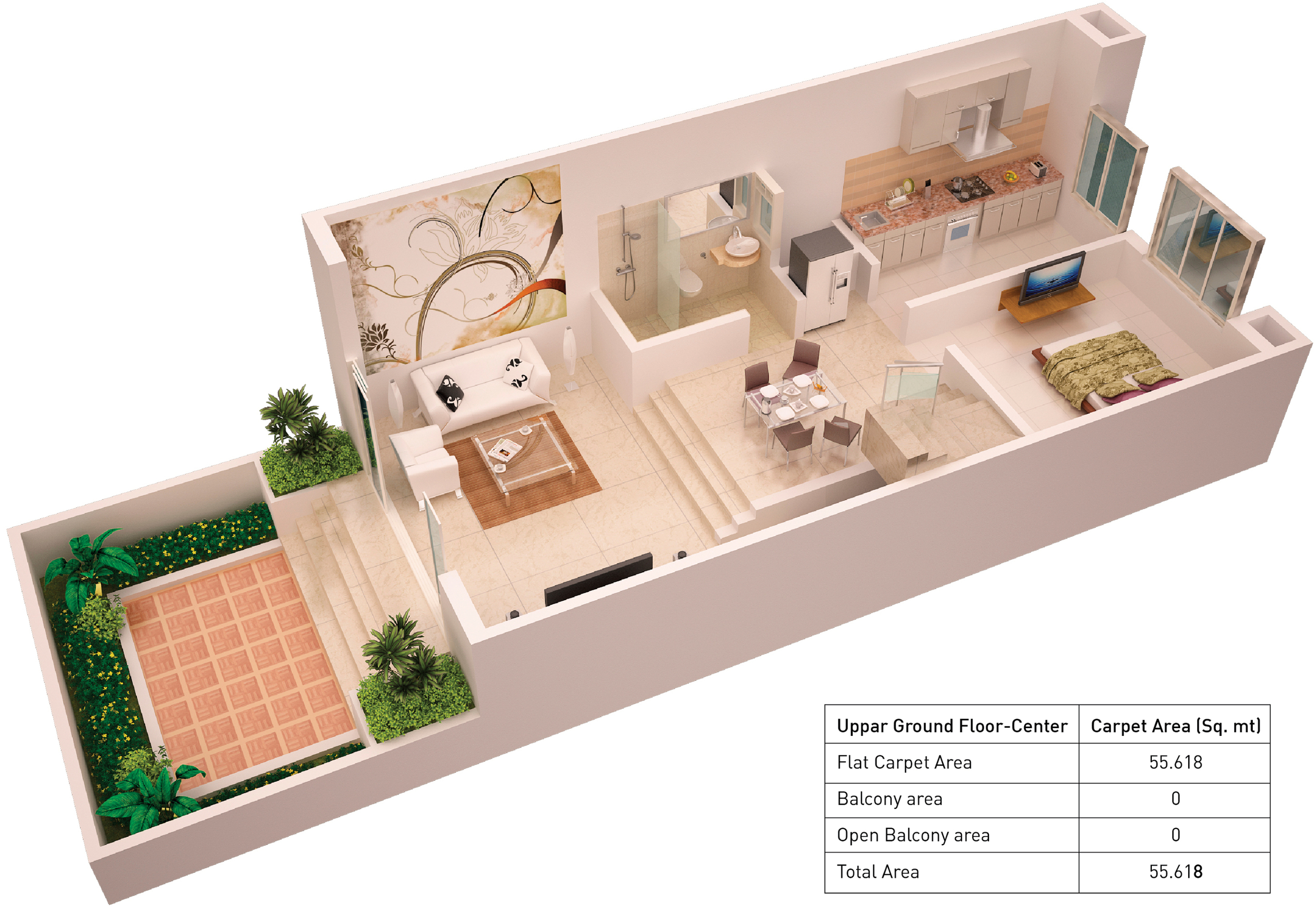 3DFloorPlan of Puraniks Sayama Phase 2