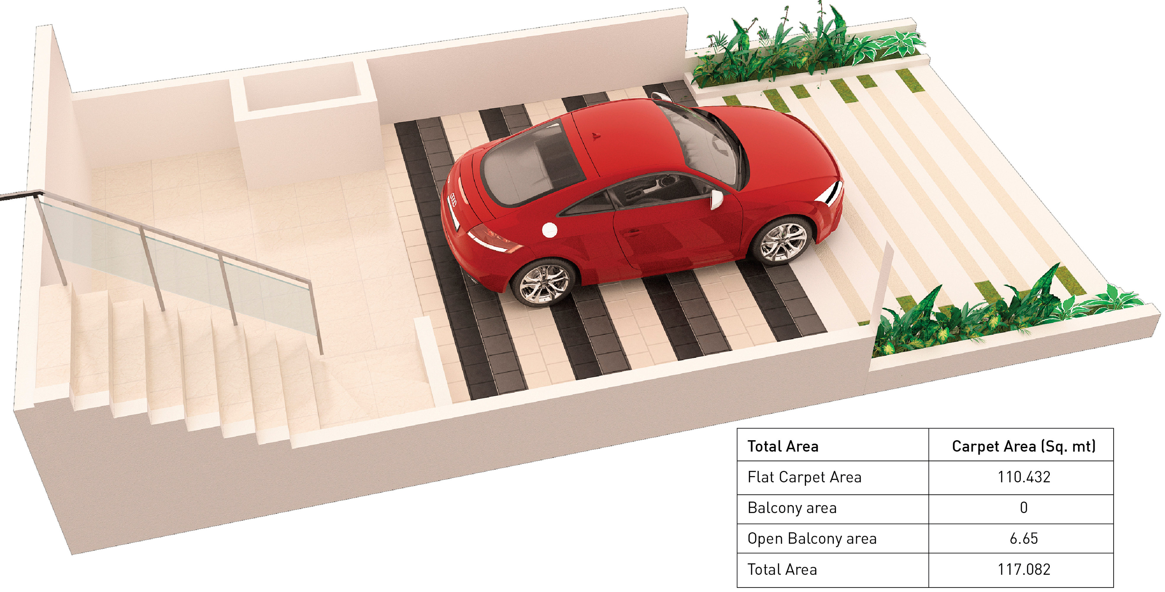 3DFloorPlan of Puraniks Sayama Phase 4
