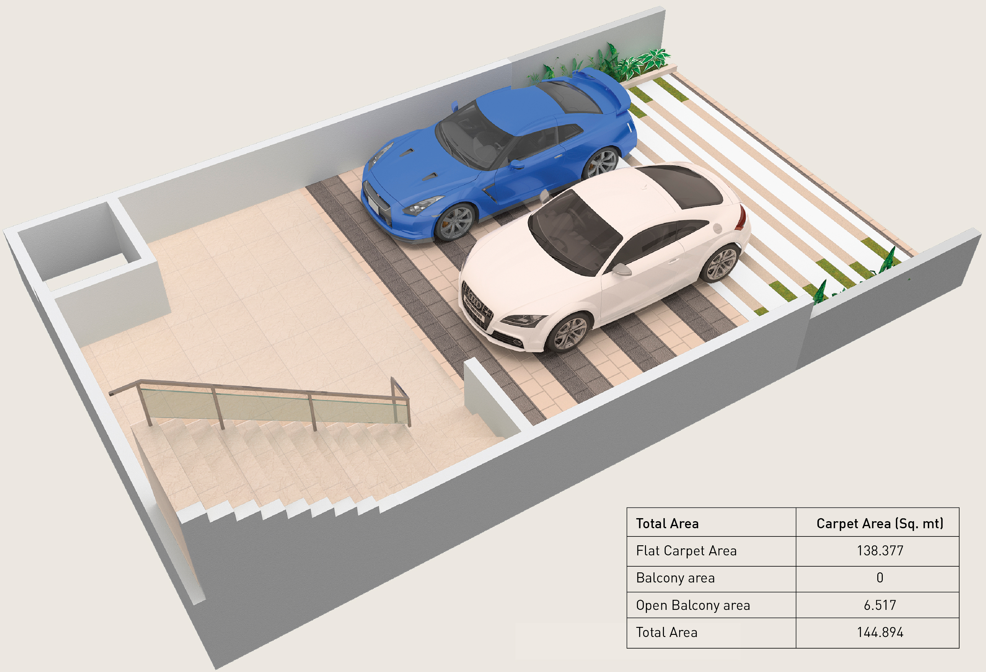 3DFloorPlan of Puraniks Sayama Phase 4