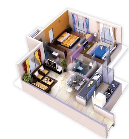 3DFloorPlan of Advent Palazzo