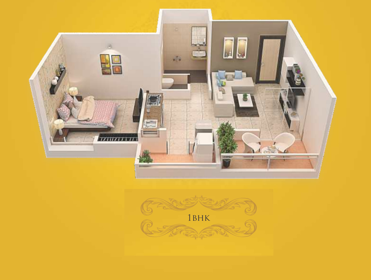 3DFloorPlan of Rajesh Golden Homes C Wing