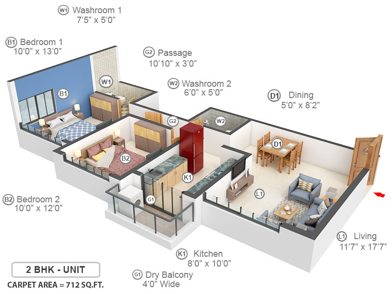 3DFloorPlan of UK Sangfroid