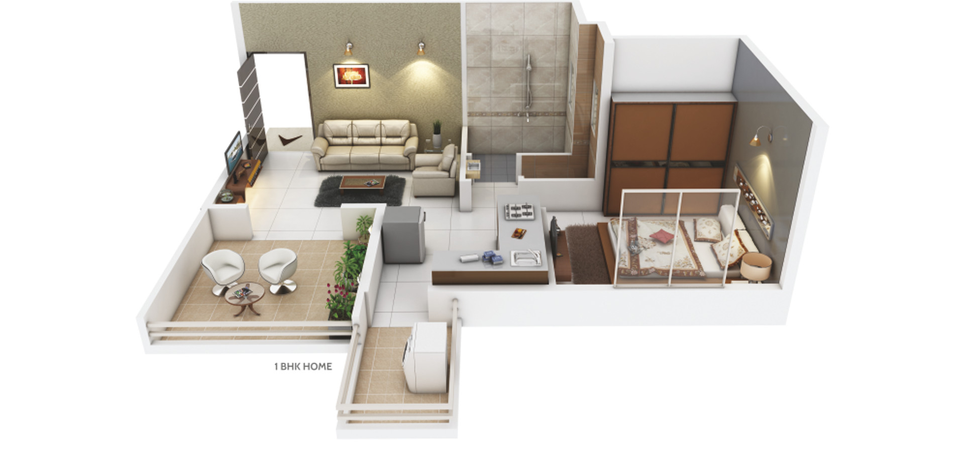 3DFloorPlan of Vision Kalpavriksha Phase 2