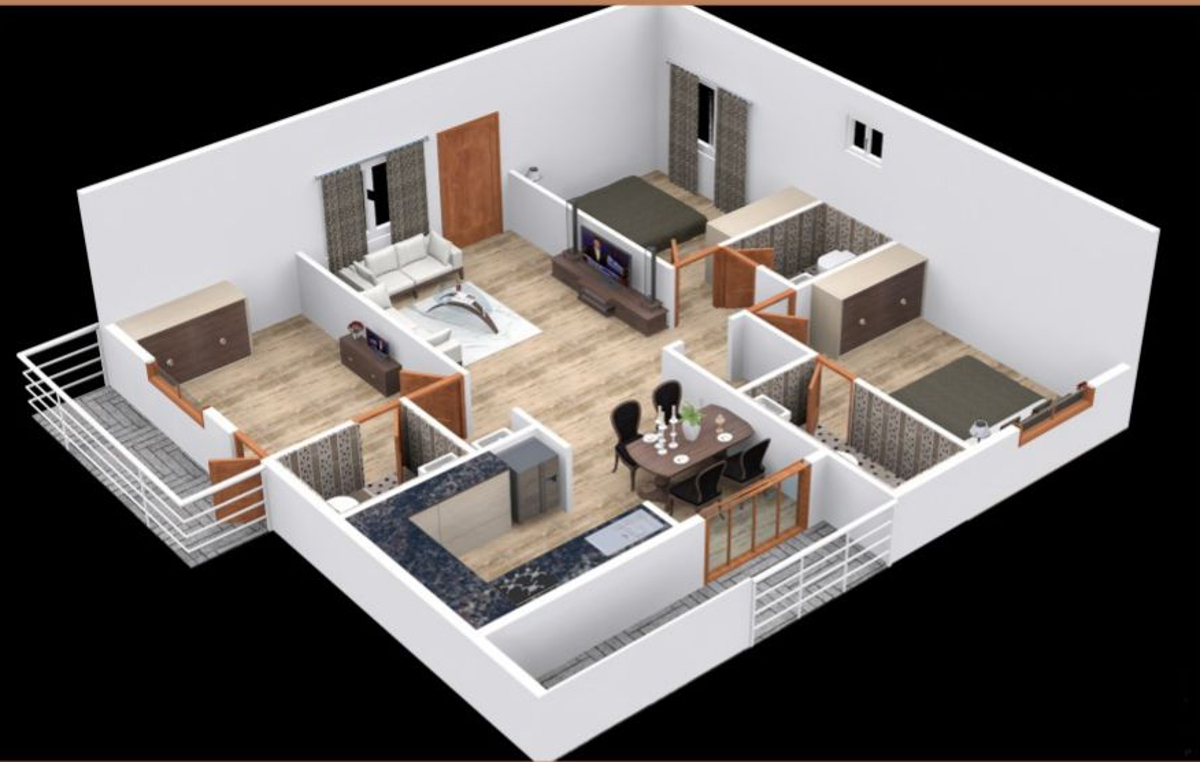 3DFloorPlan of Lakvin Elite