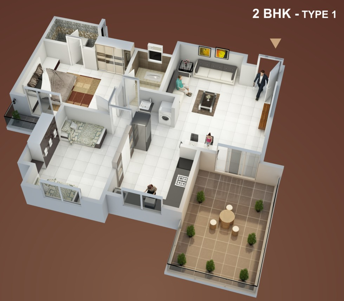 3DFloorPlan of Umiya Nakshatra