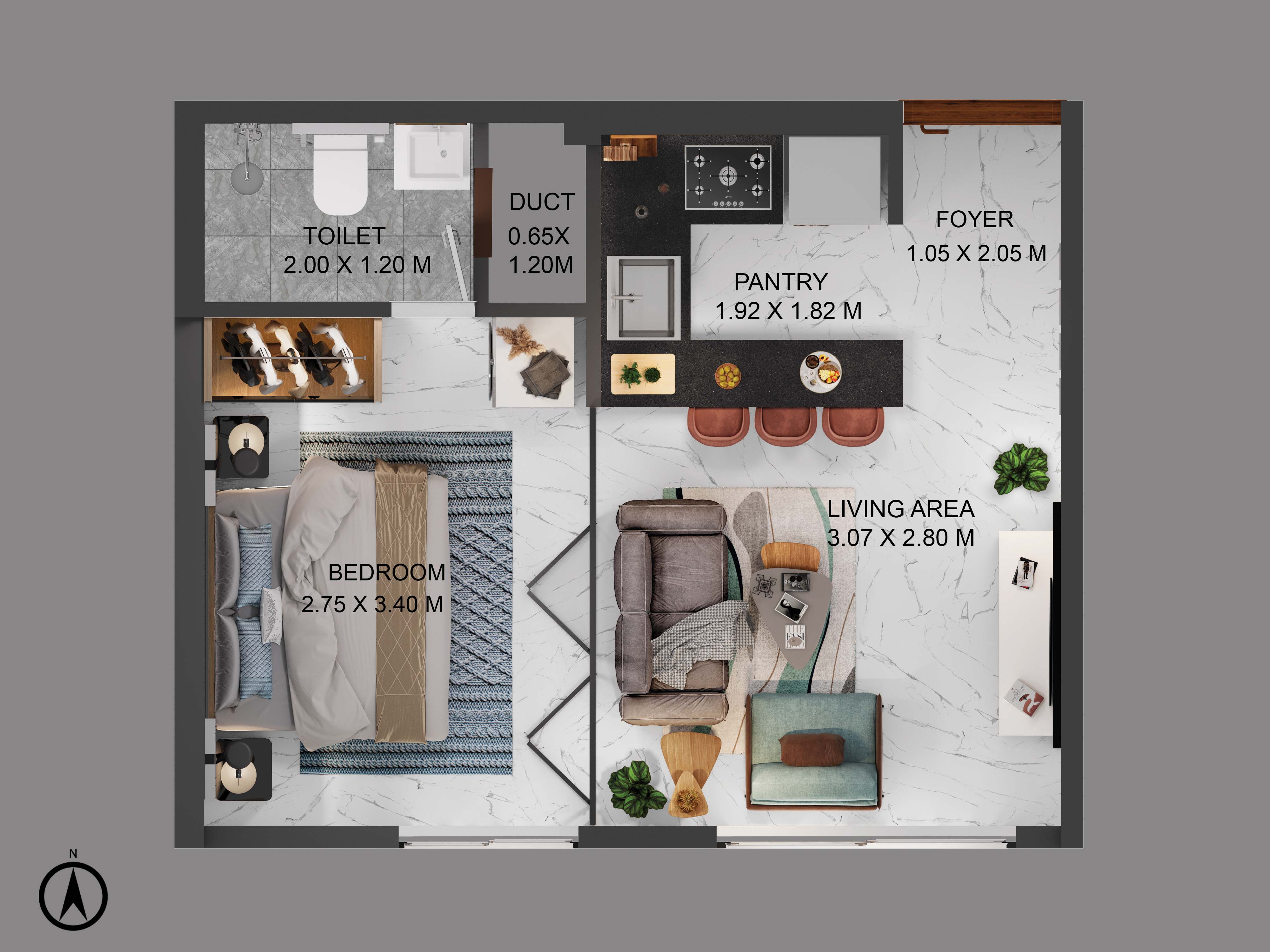 3DFloorPlan of Enso Sanza