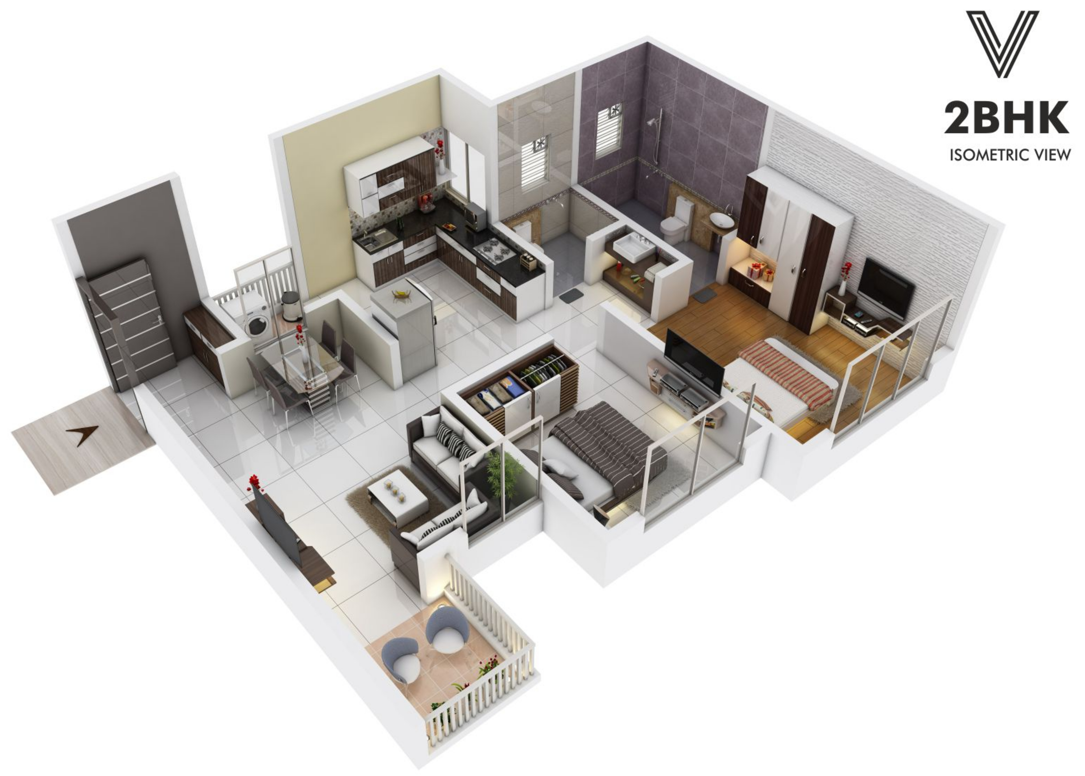 3DFloorPlan of Arun Viva