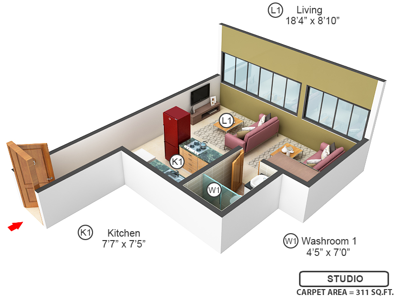 3DFloorPlan of Siroya Level The Residences