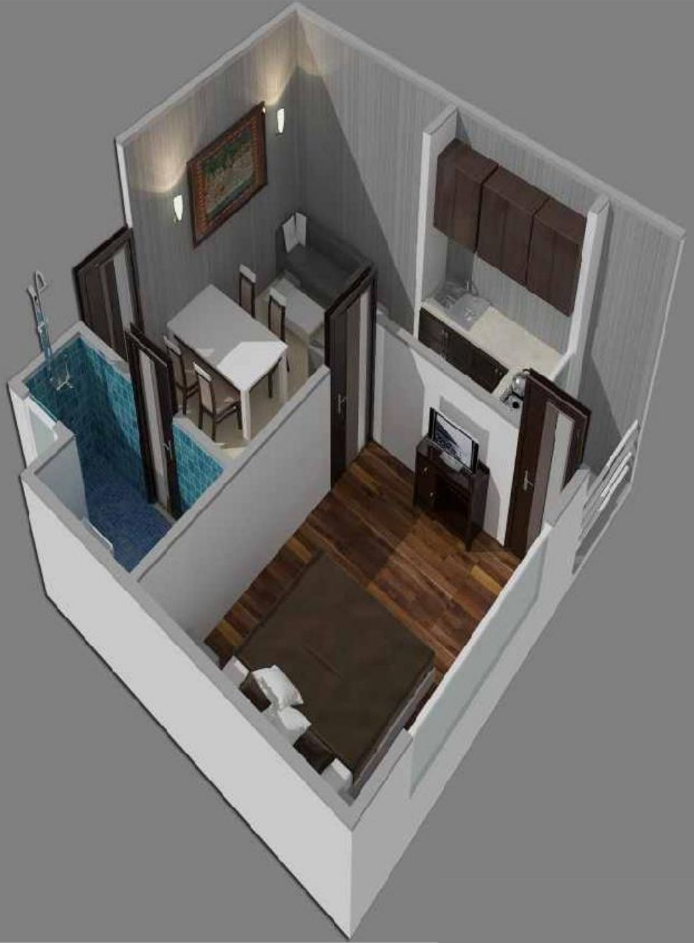 3DFloorPlan of Kendriya Awas Yojna