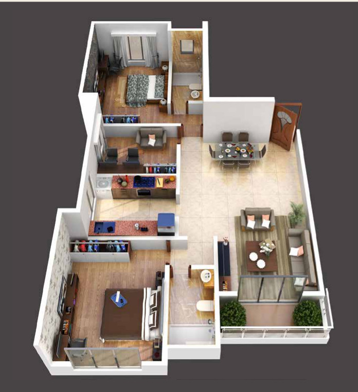 3DFloorPlan of Raj Rajkamal