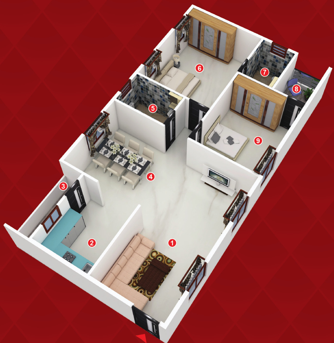 3DFloorPlan of VBC Oracle Heaven