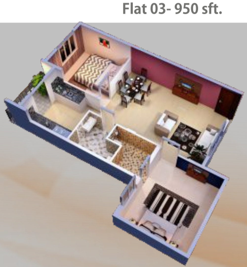 3DFloorPlan of NSR Breeze