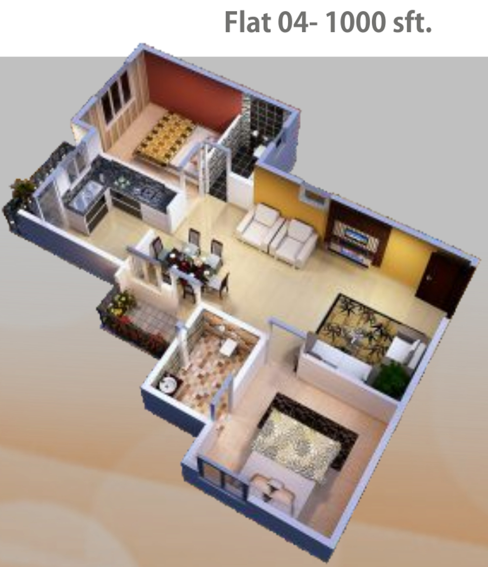 3DFloorPlan of NSR Breeze