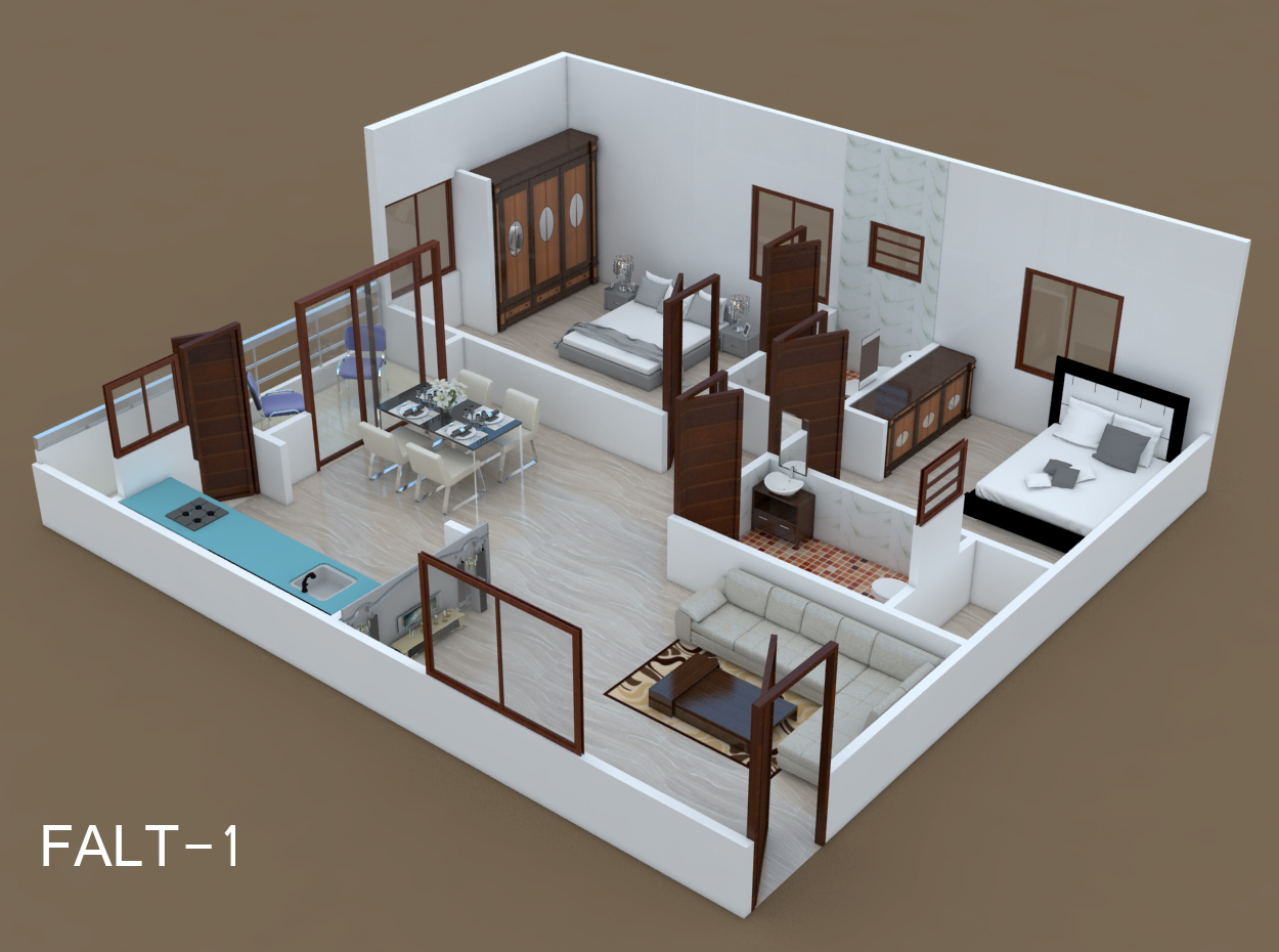 3DFloorPlan of Sowbagya Sai Sowbagya