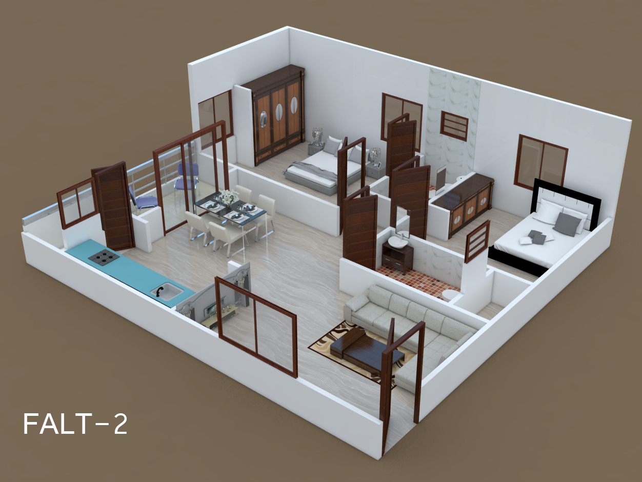 3DFloorPlan of Sowbagya Sai Sowbagya