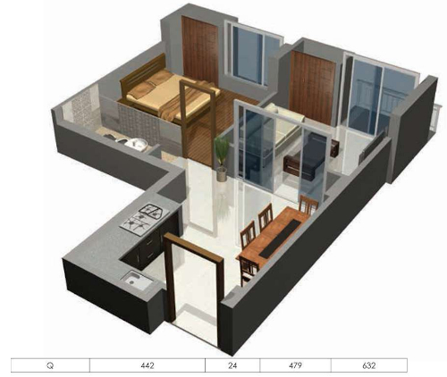3DFloorPlan of Ambey Eco Valley